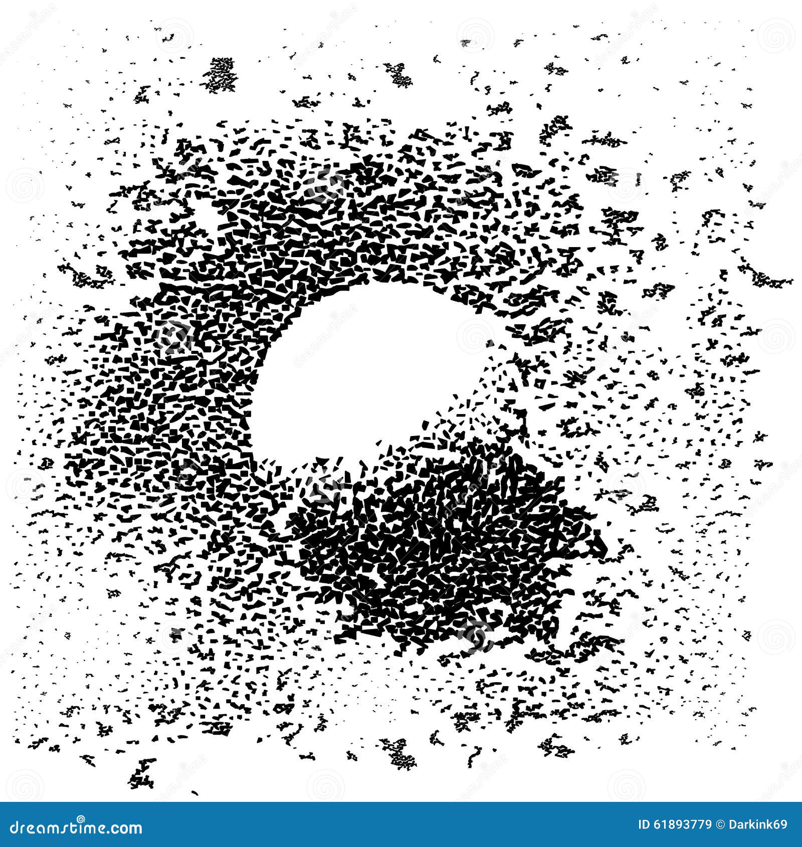 Seamless Pattern Ball with Shadow Engraved Dots and Spots Stock Vector