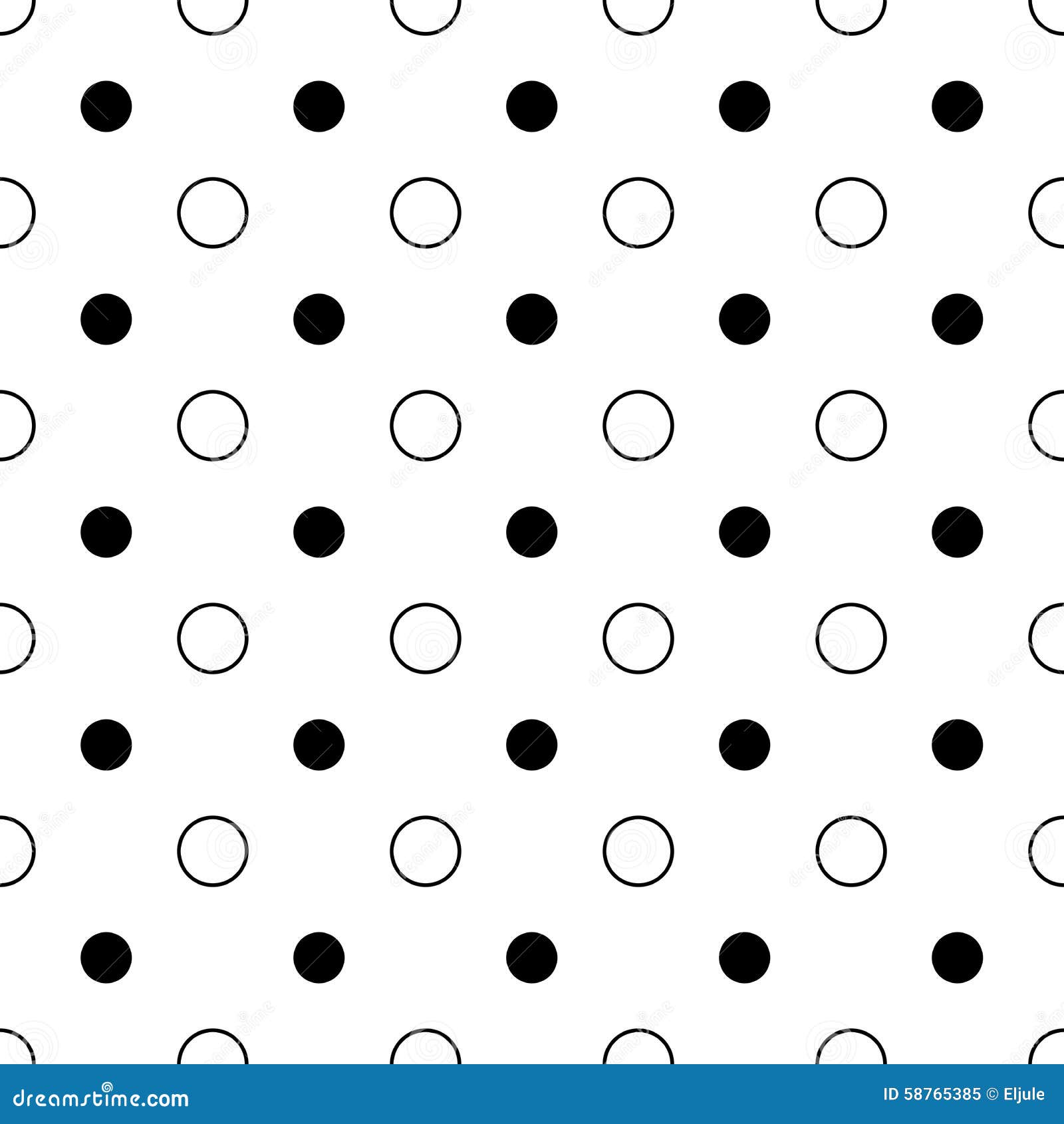 Seamless Pattern Black Dots Stock Vector - Illustration of graphic ...