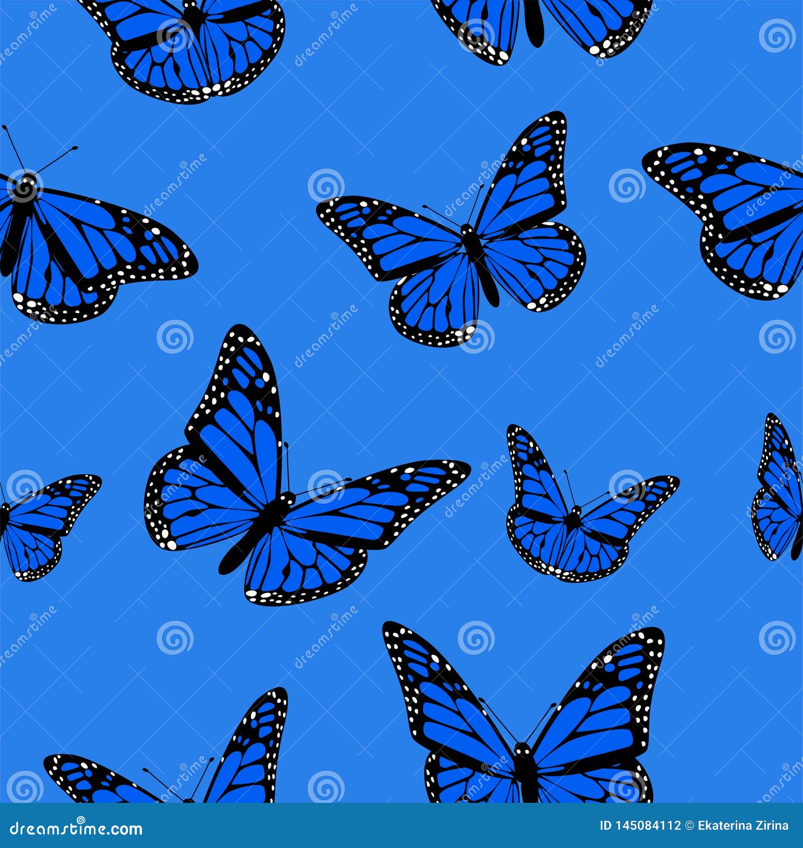 Mẫu hoa văn liền mạch của bướm xanh trên nền màu xanh: Mẫu hoa văn liền mạch của bướm xanh trên nền màu xanh sẽ mang đến cho bạn sự tươi sáng và hài hòa. Hãy xem hình ảnh này để cảm nhận được sự tinh tế và thanh lịch trong từng đường nét hoa văn.
