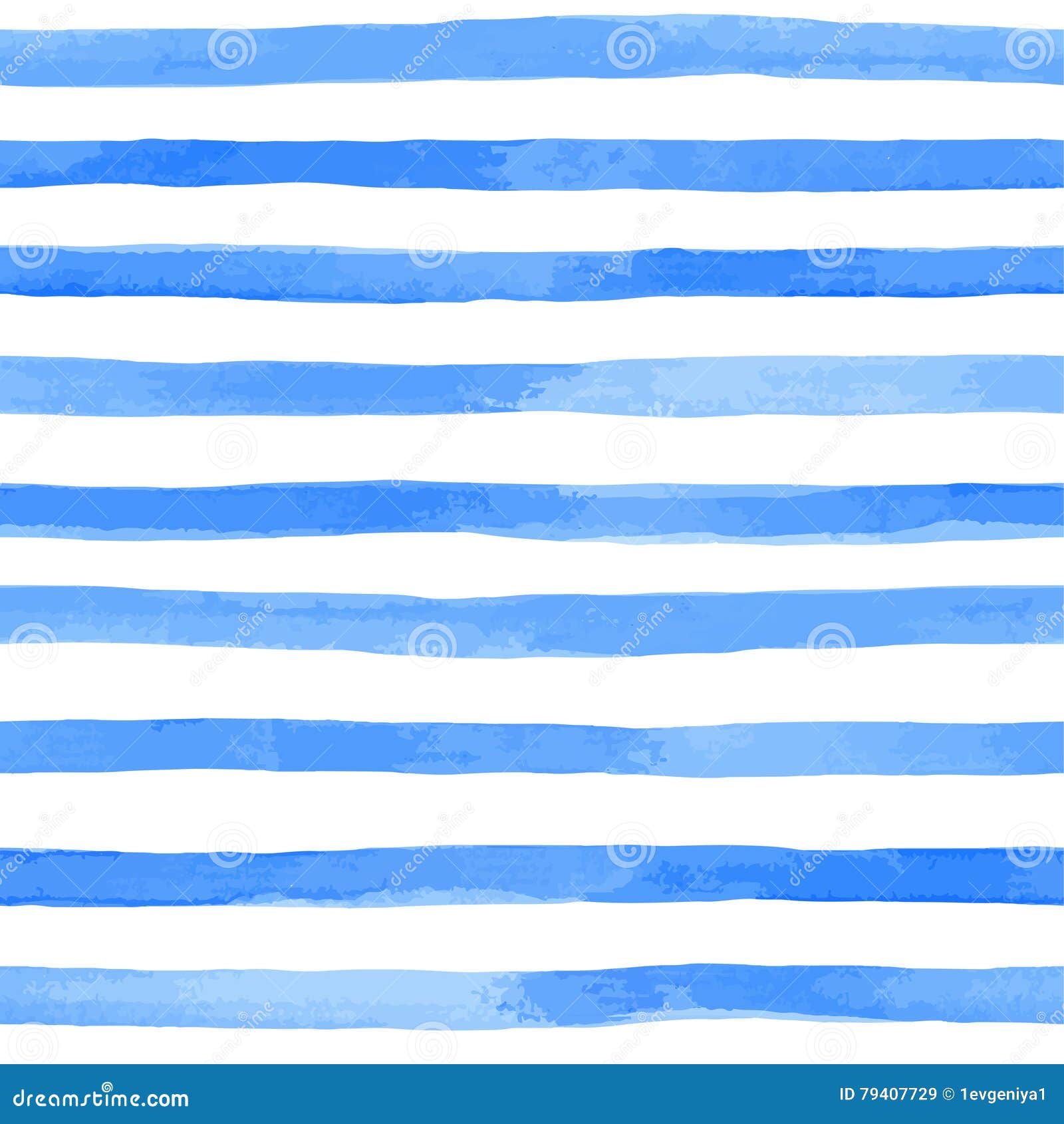seamless pattern with blue watercolor stripes. hand painted brush strokes, striped background.  
