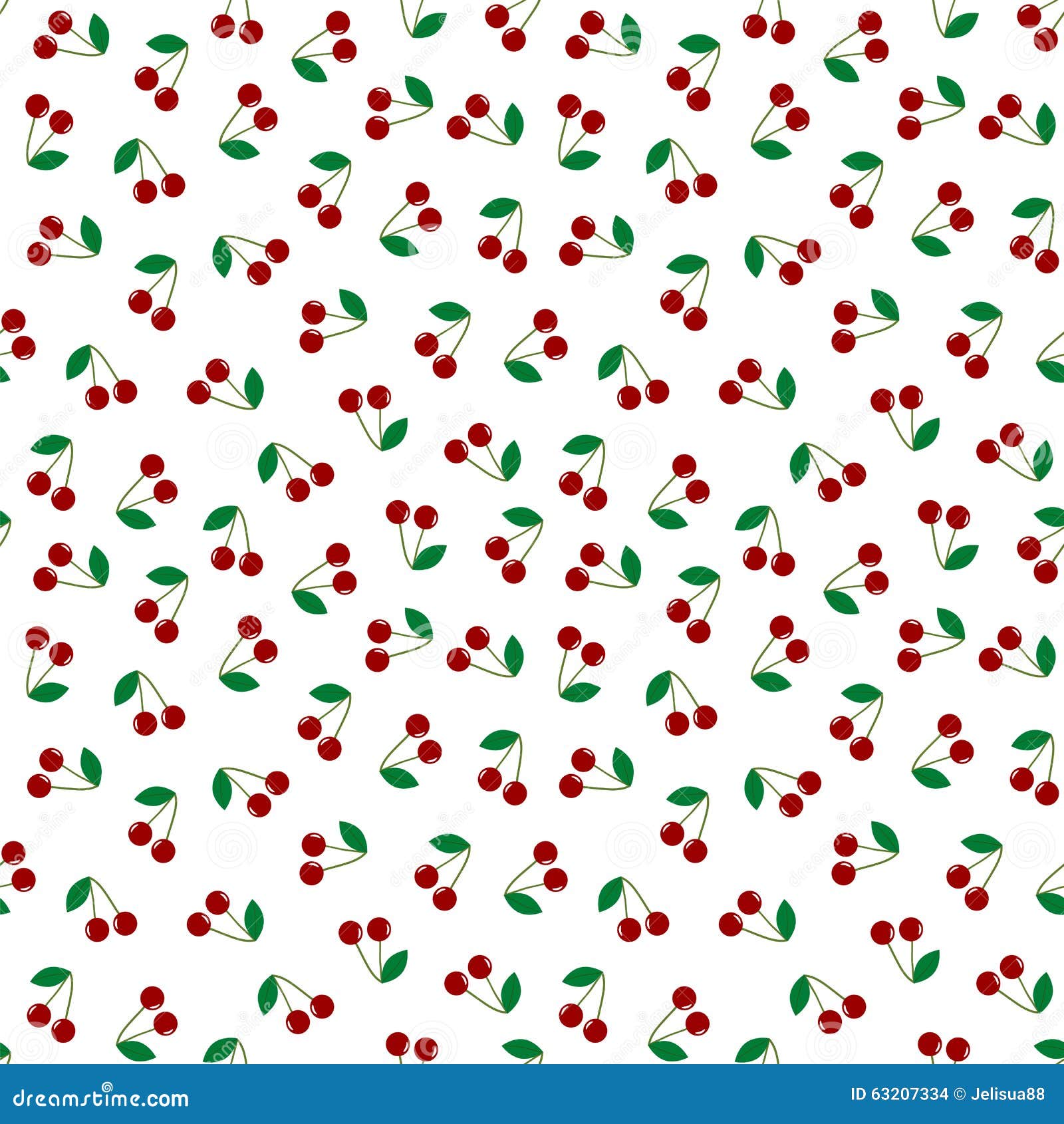 seamless pattern cherry food background fruit nature design red berry summer texture art wrapping paper textile ecological 63207334