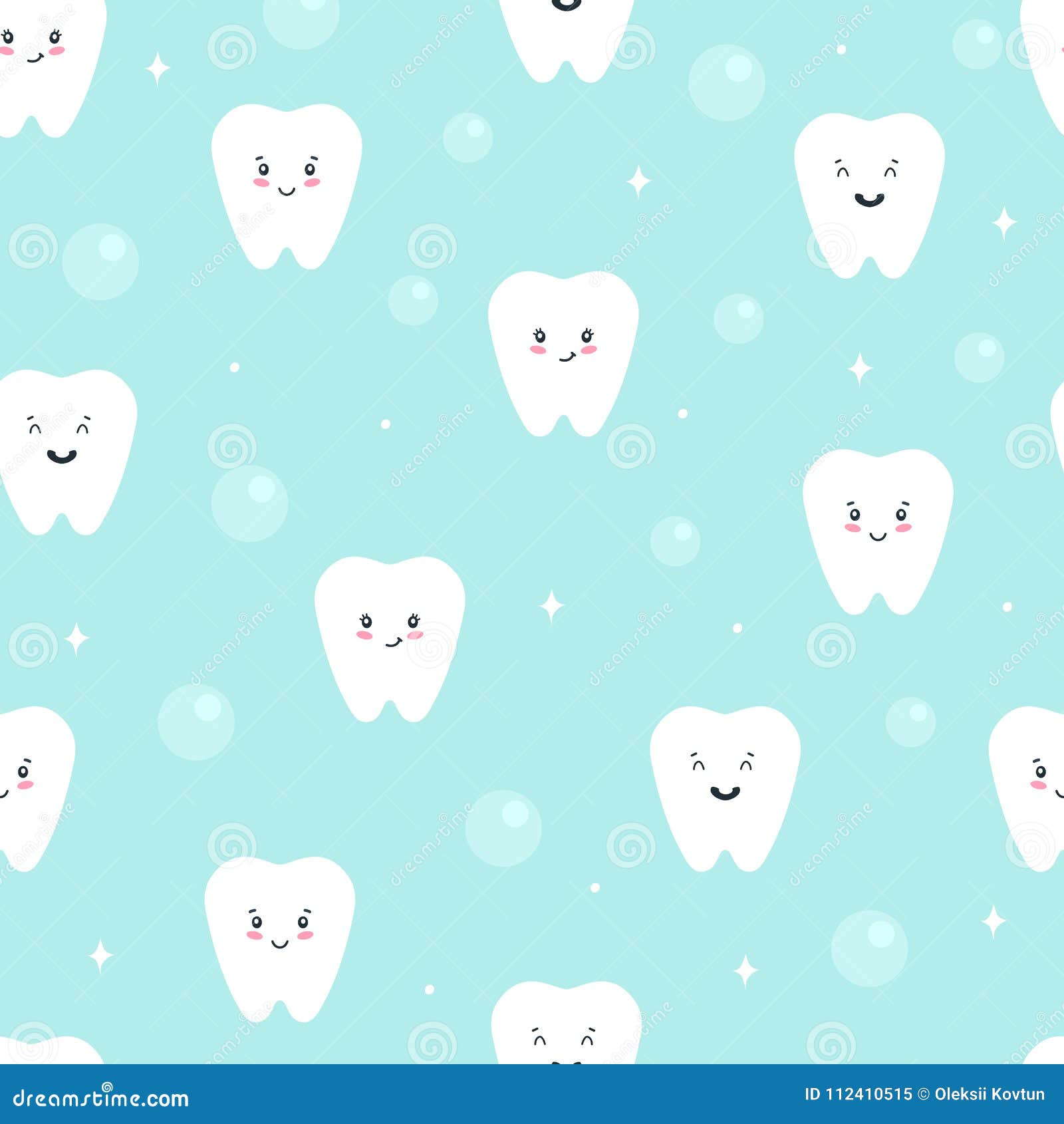 cute tooth background