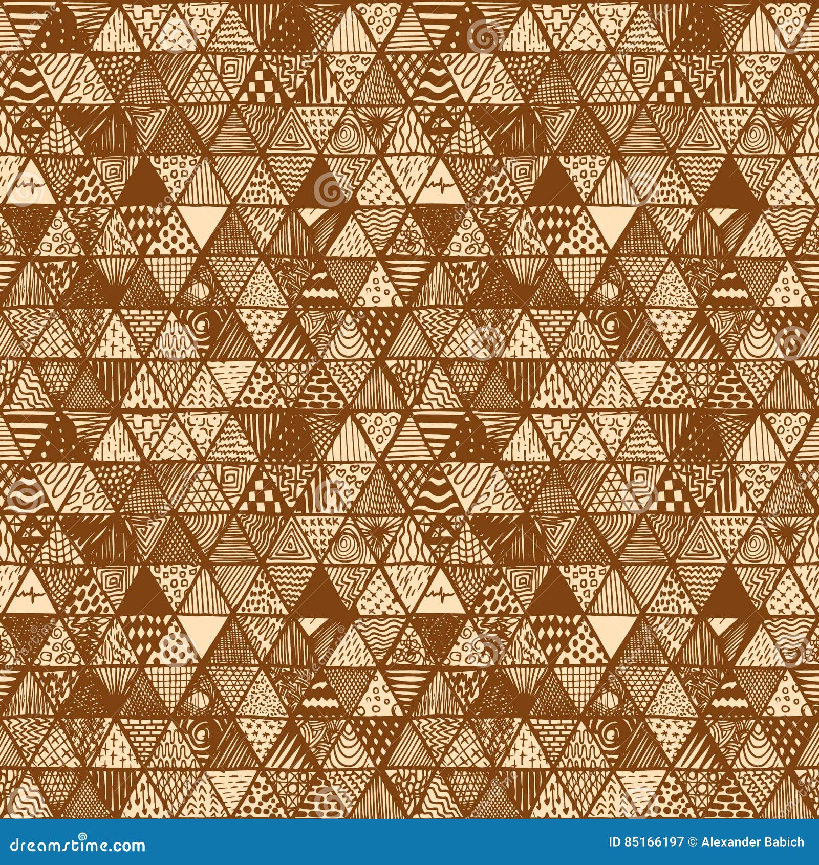 seamless pattern of equilateral triangles.