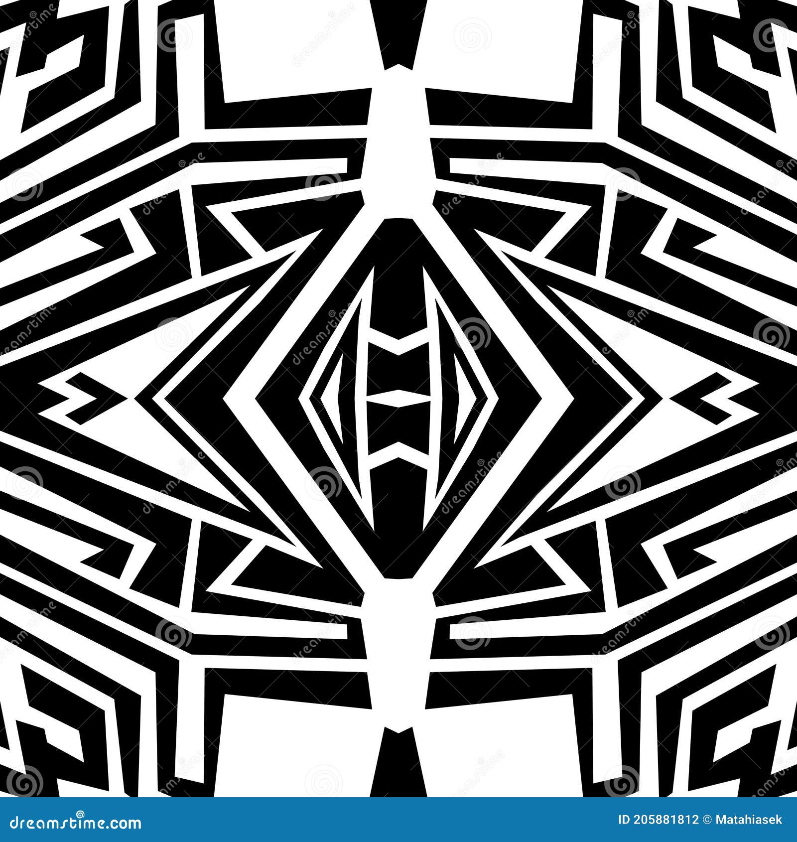 seamless pattern with fancy ornaments over white background