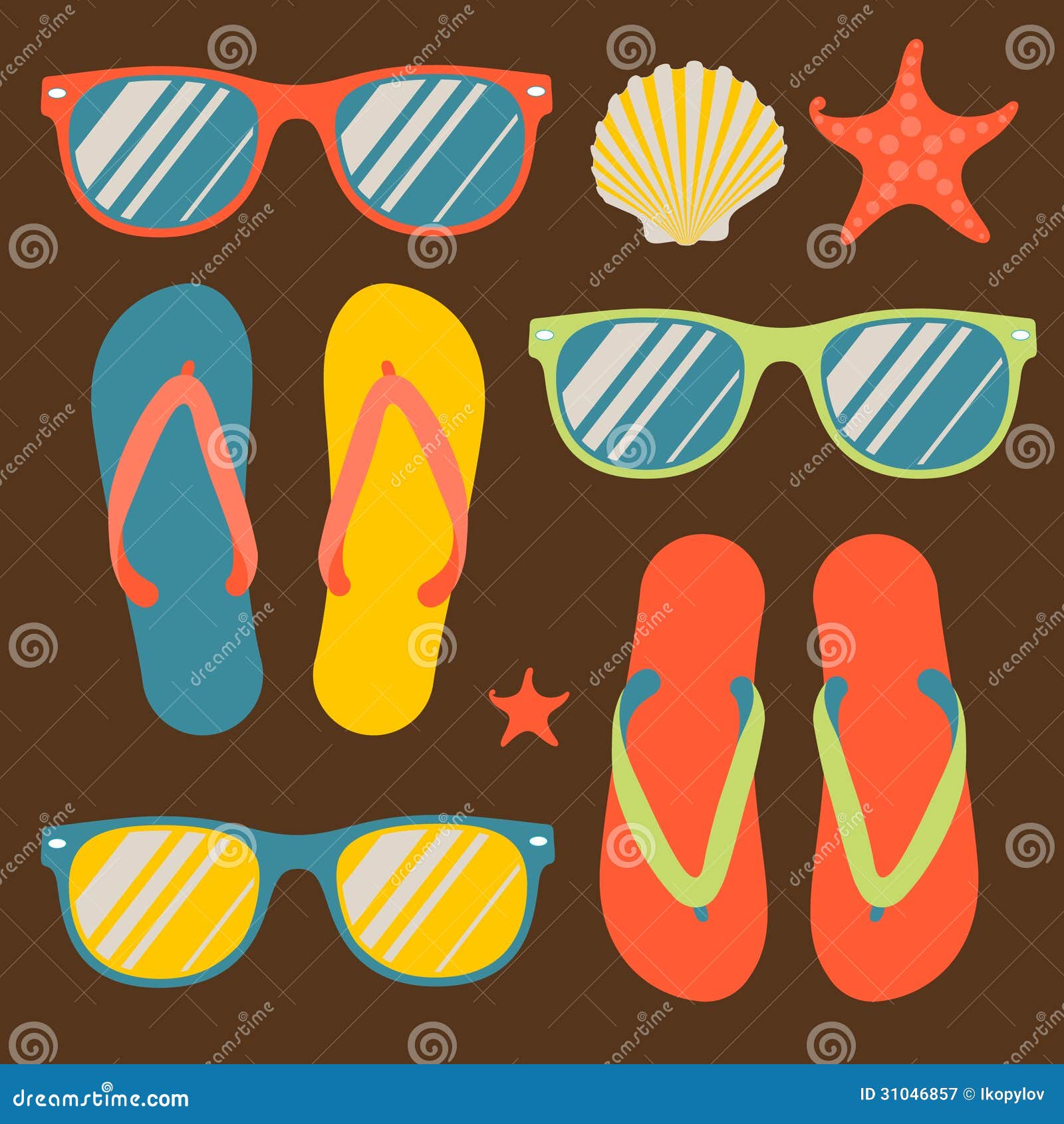 Summer Vibe Clipart Summer Items Set With Sun Glasses Cartoon Vector PNG  Transparent Background And Clipart Image For Free Download - Lovepik |  380549396