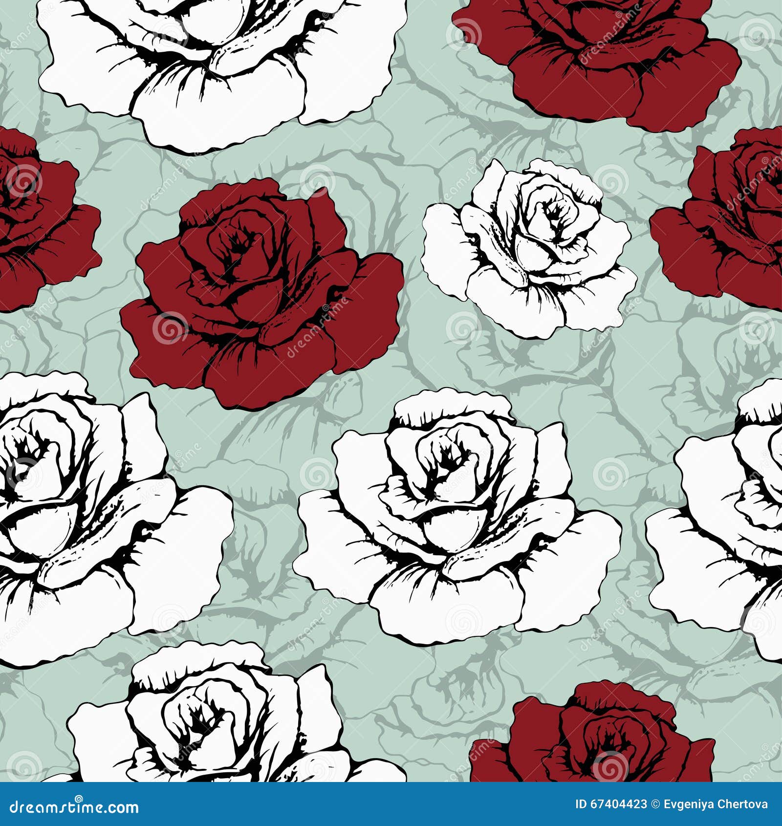 seamless pattern flowers roses red white roses blue background flowery patterns wallpaper paper wrapper pack 67404423 Chicago Website Design SEO Company