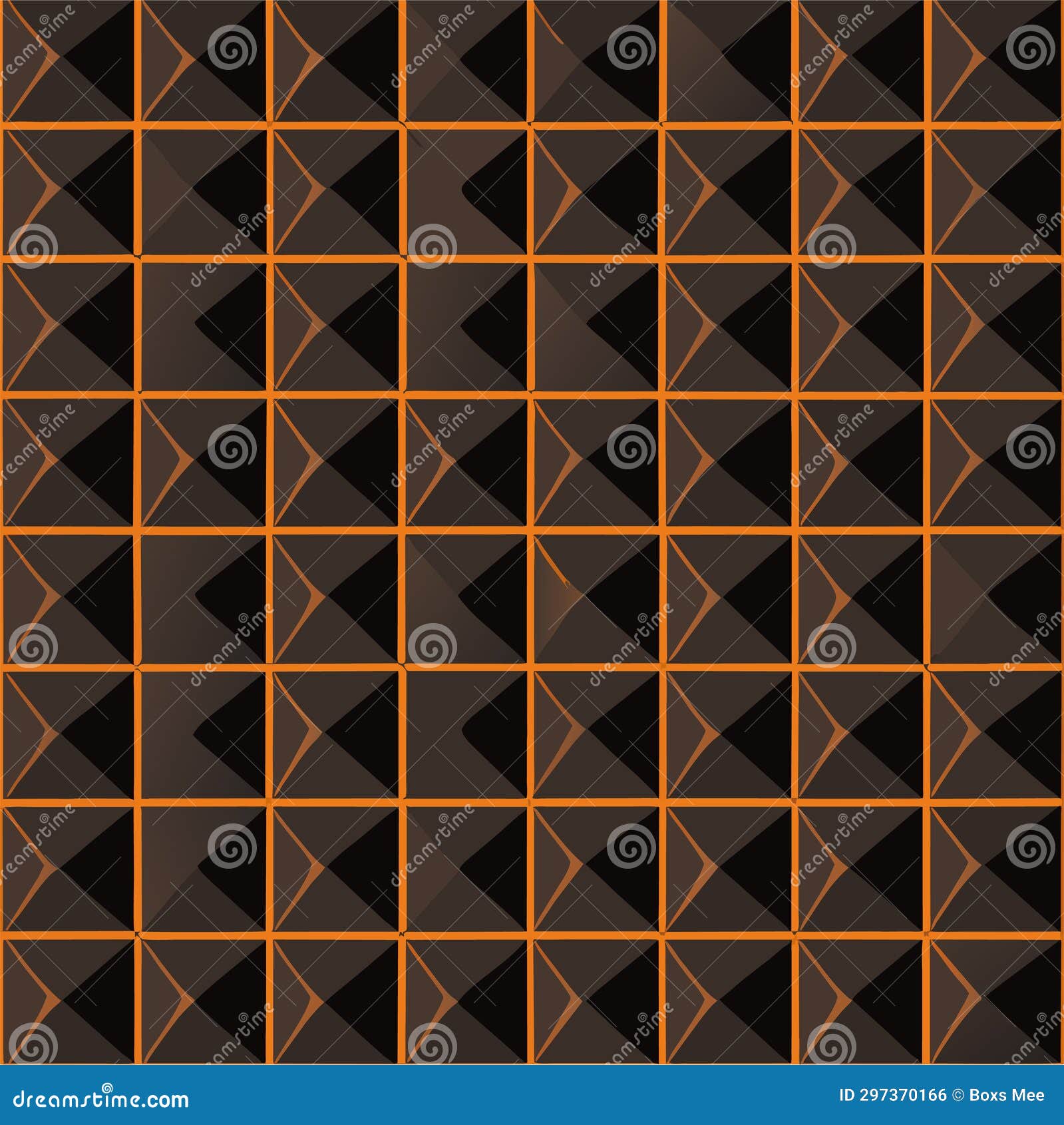 Seamless Pattern in the Form of Square Tiles. Vector Illustration Stock