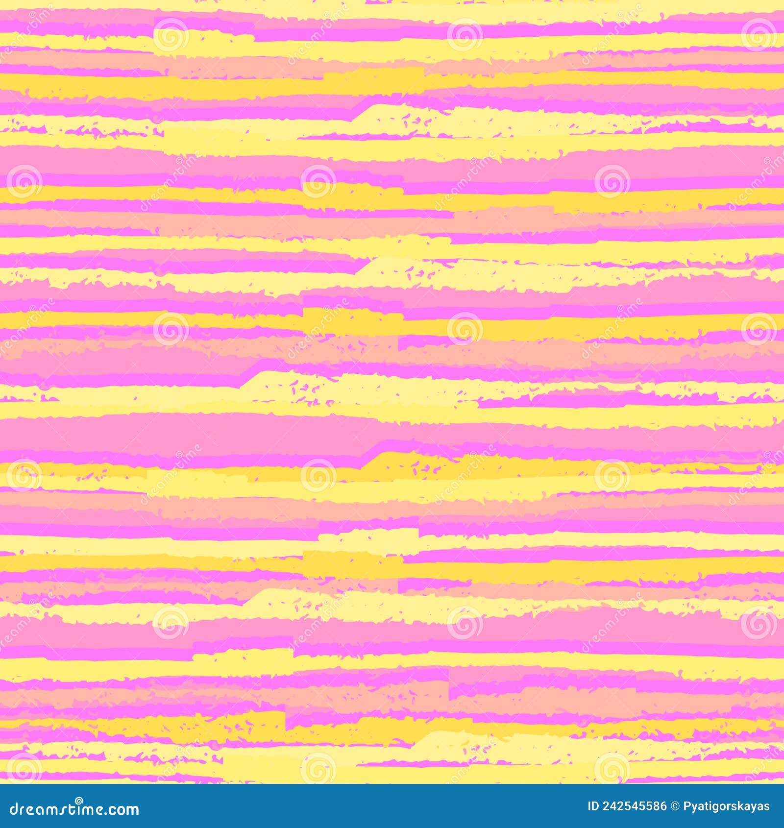 seamless pattern with hand drawn futuristic bright stripes