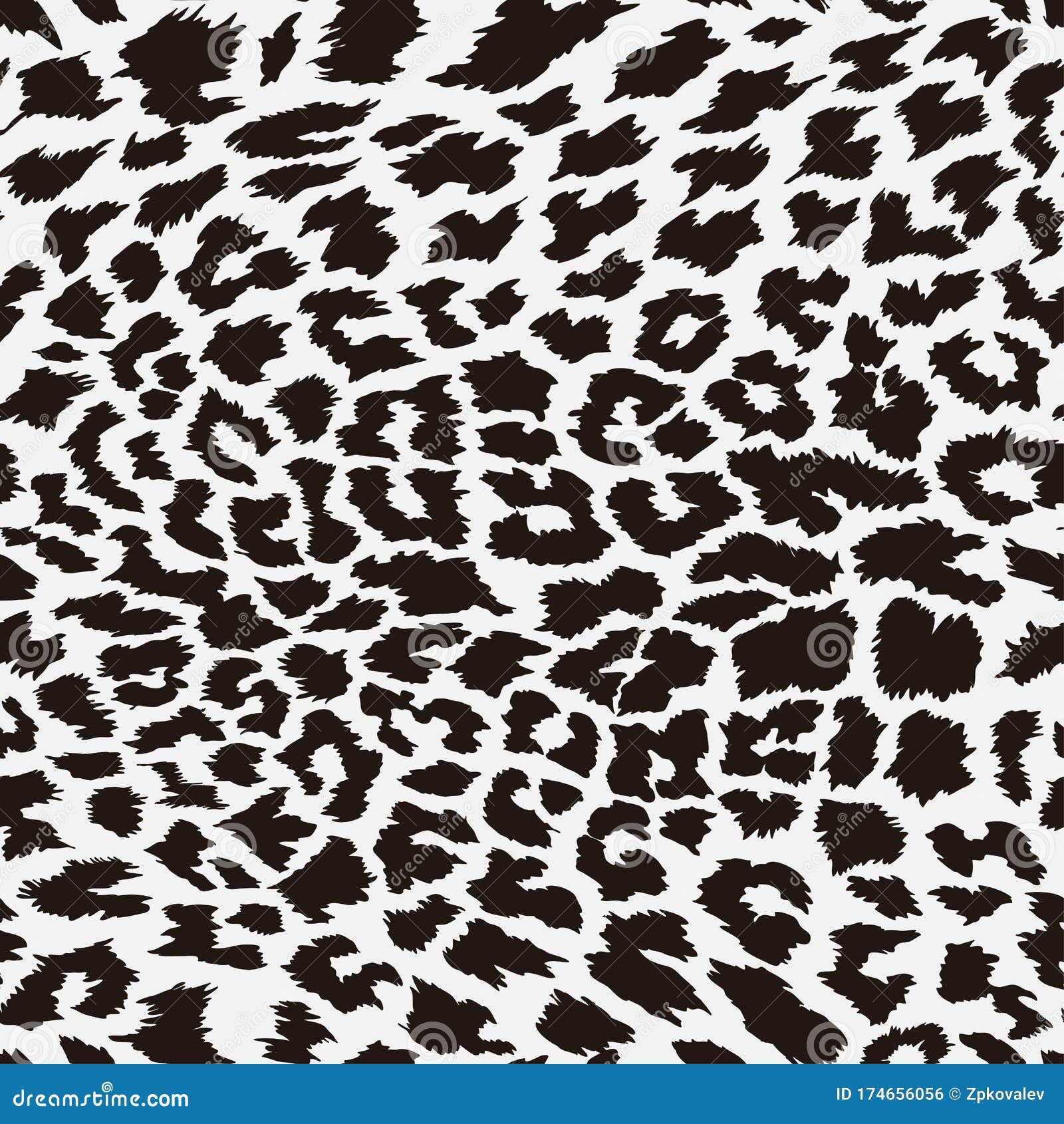 Seamless Pattern Leopard Animal Skin. Design Jaguar, Leopard, Cheetah ...