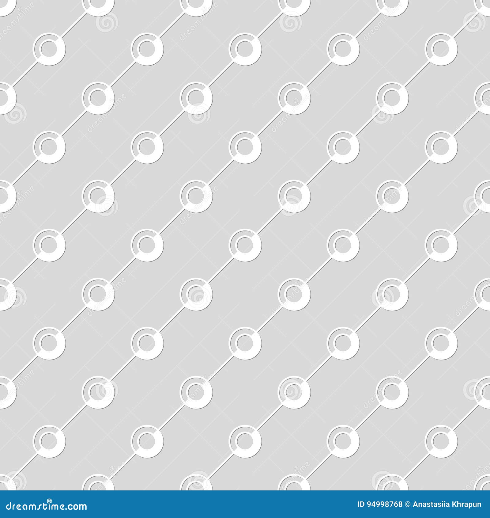 Seamless Pattern of Lines and Circles. Geometric Wallpaper Stock Vector