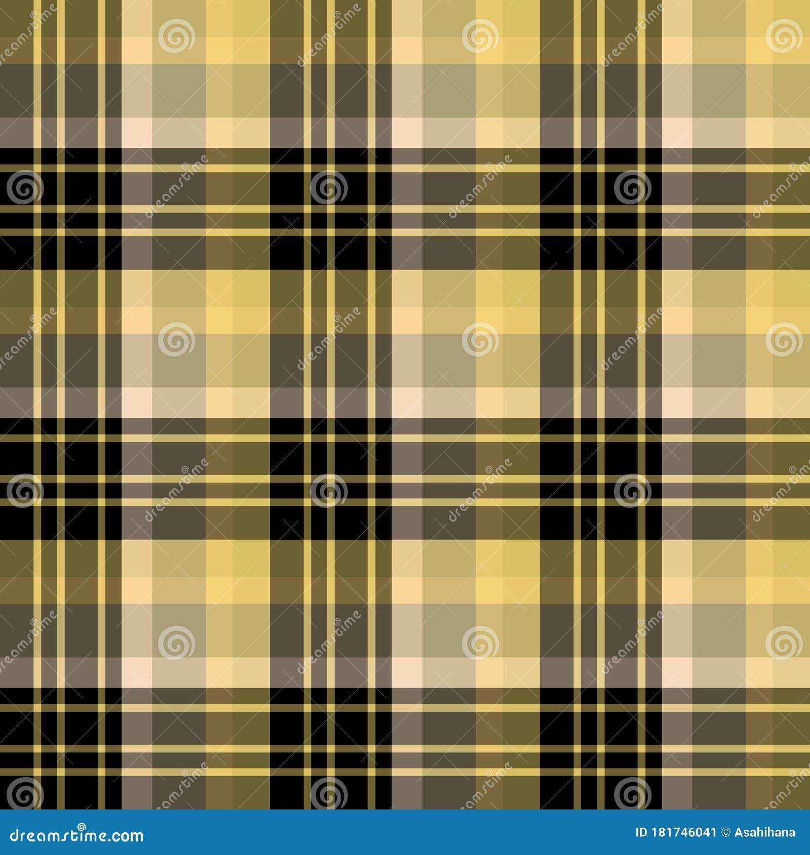 picture Yellow And Black Plaid Fabric seamless pattern in marvelous black yellow and beige colors for plaid fabric textile clothes tablecloth and other things stock vector illustration of stripes endless 181746041