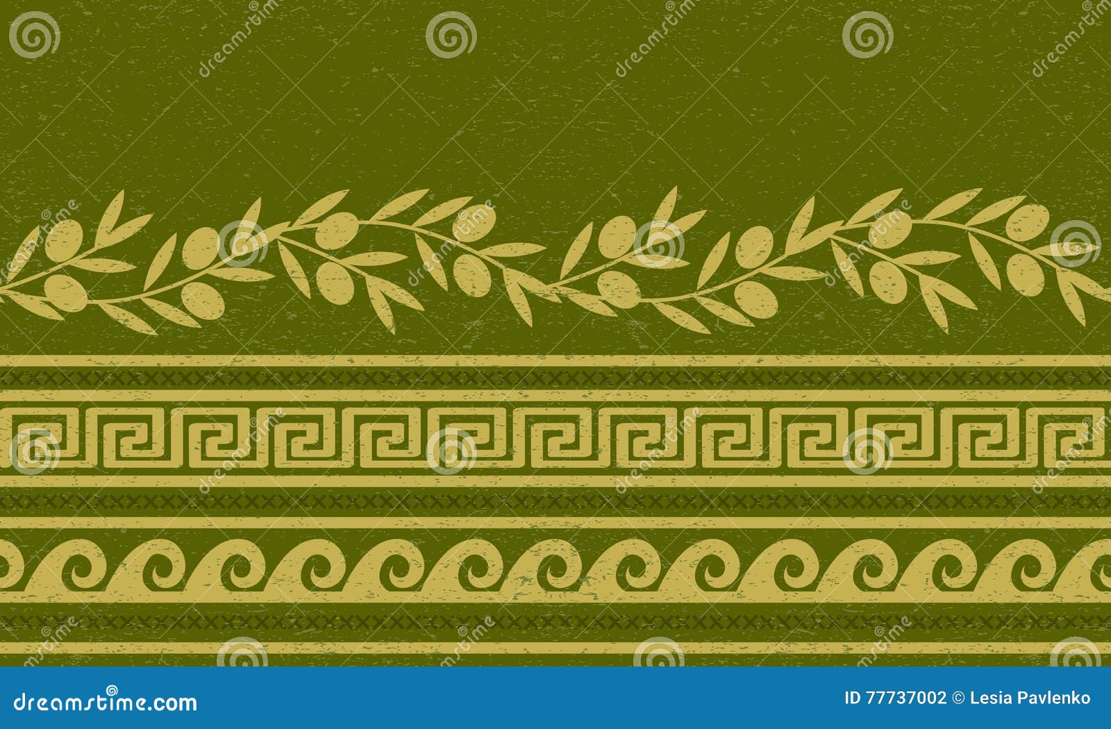 Греческий растительный орнамент
