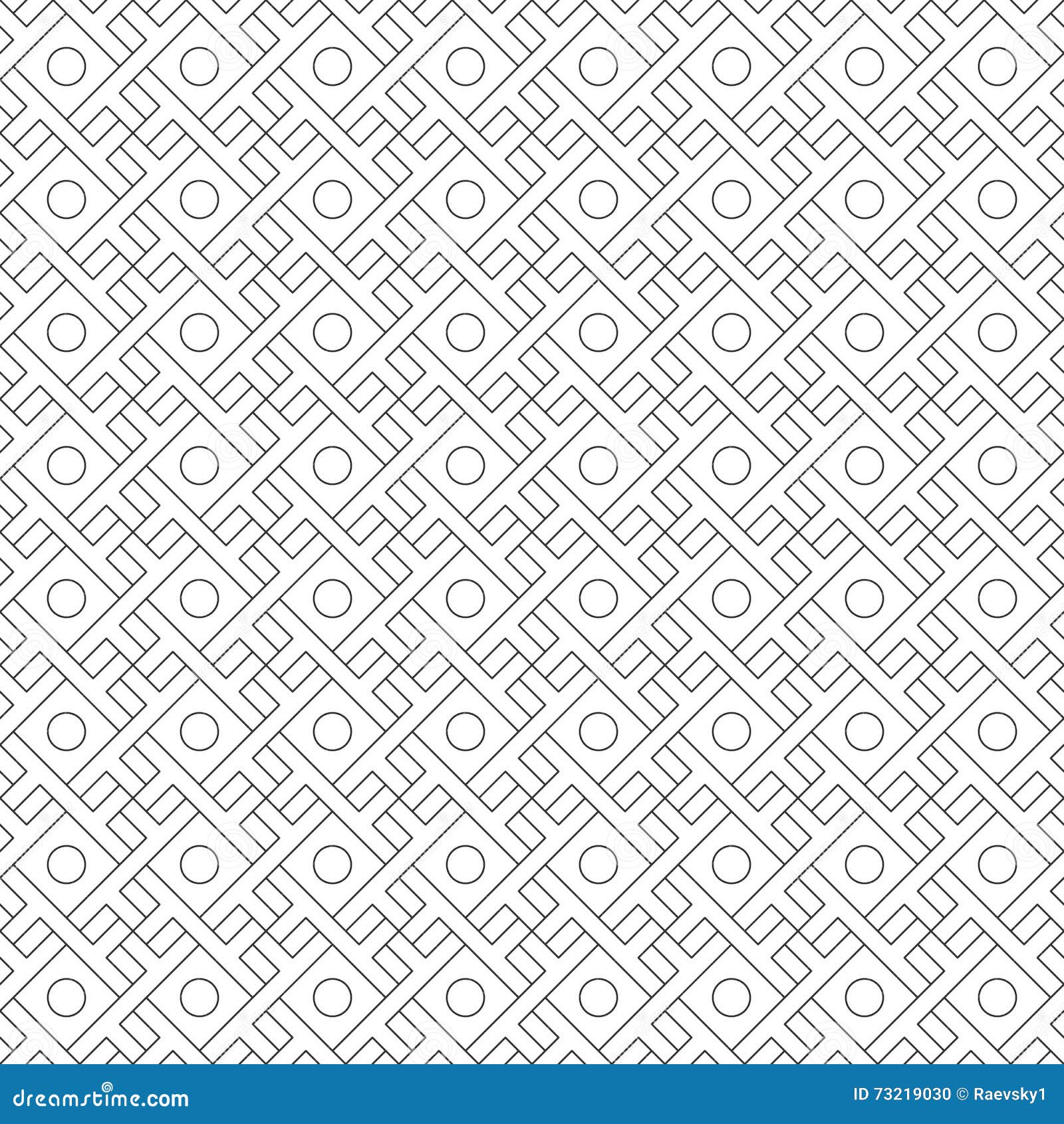 Seamless Pattern with Overlapping Geometric Square Shapes Forming ...