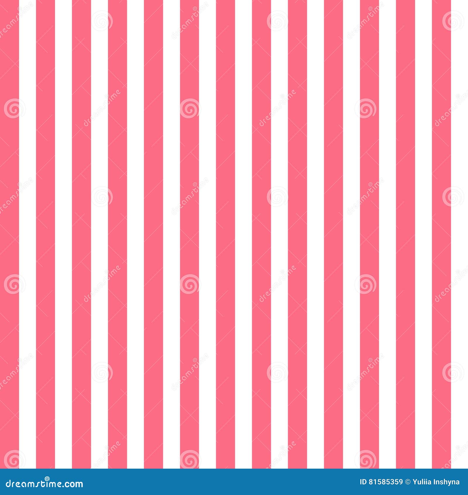 Seamless Pattern with Pink and White Vertical Stripes Stock Vector