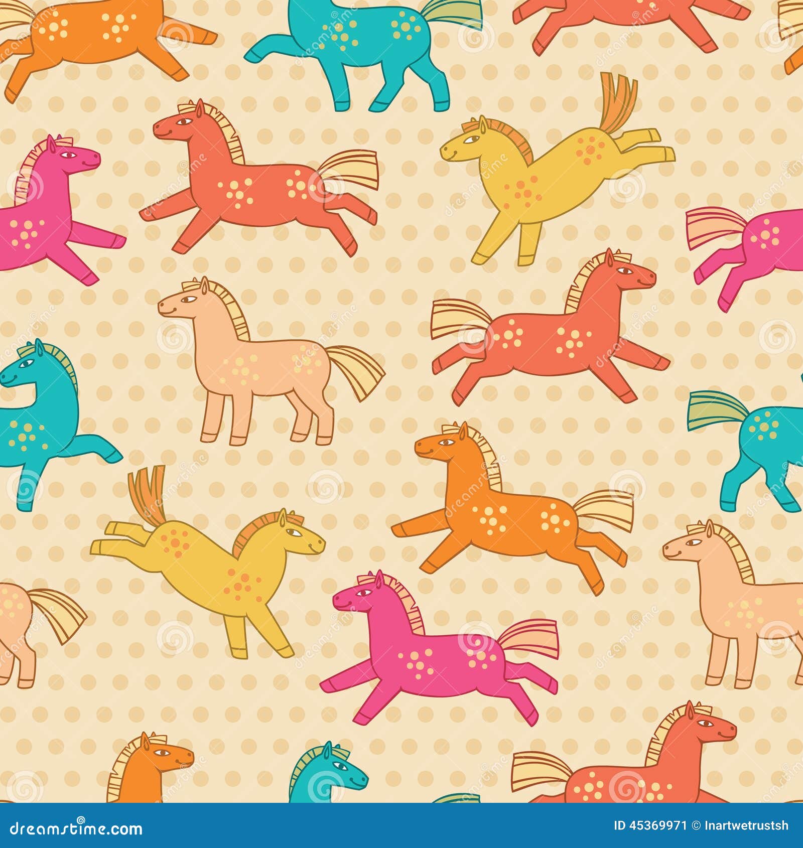 Seamless Pattern With Colorful Polka Dots Royalty Free SVG, Cliparts,  Vectors, and Stock Illustration. Image 15569524.