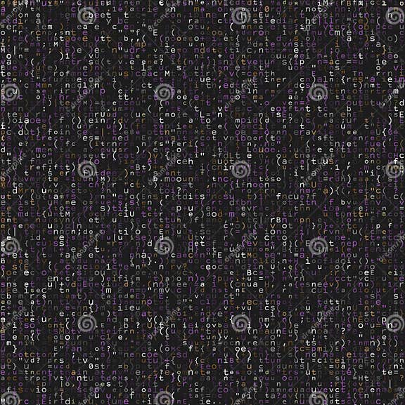 Seamless Pattern with Program Code on Grey Background Stock Vector ...