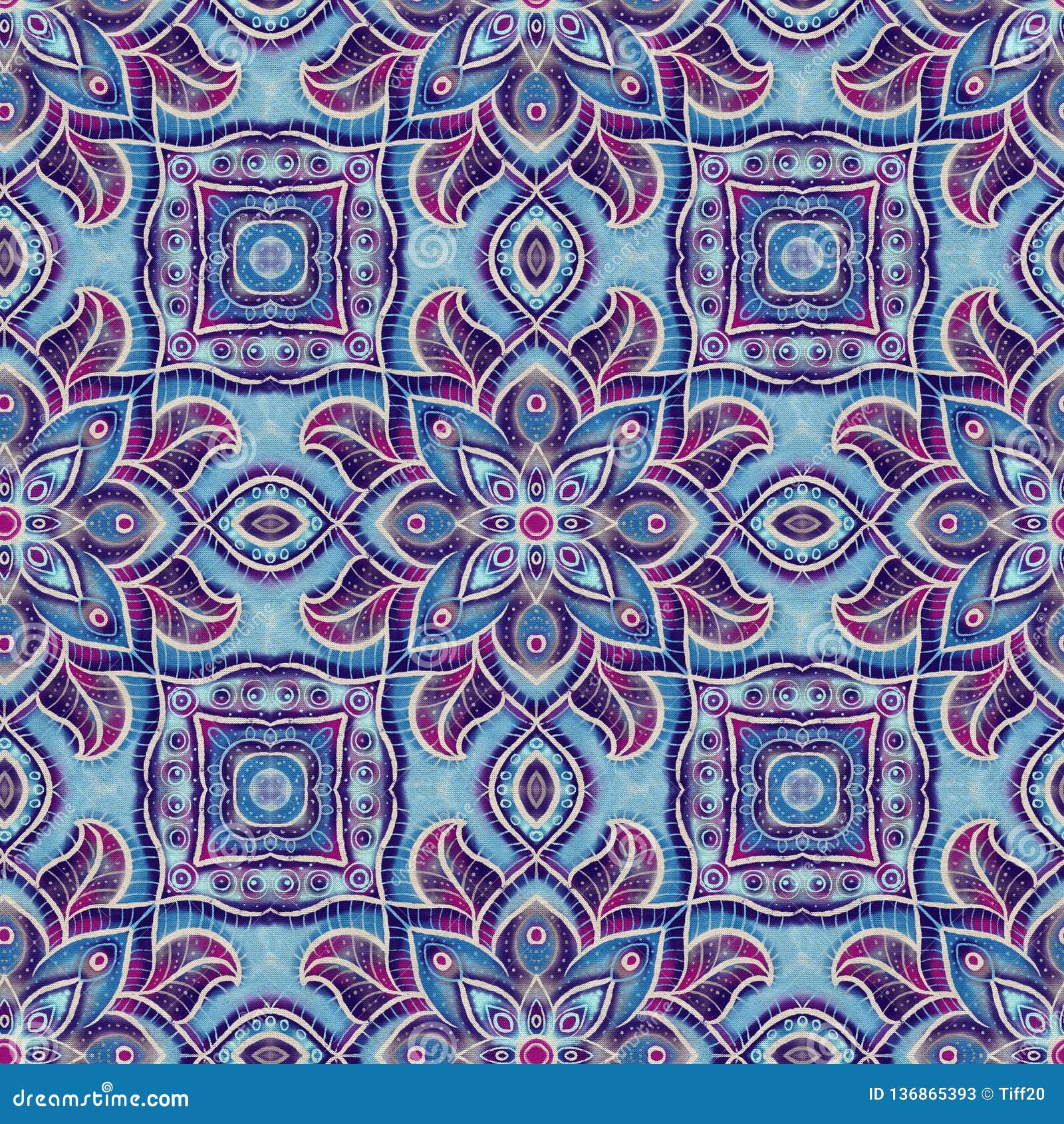 Seamless Pattern with Arabesques Stock Image - Image of decoration ...