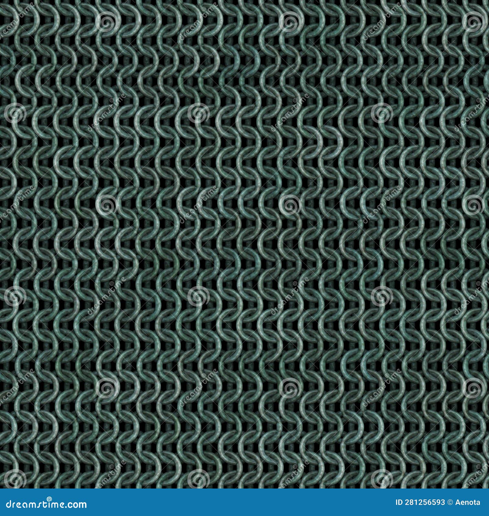 seamless pattern of rusty armour scale
