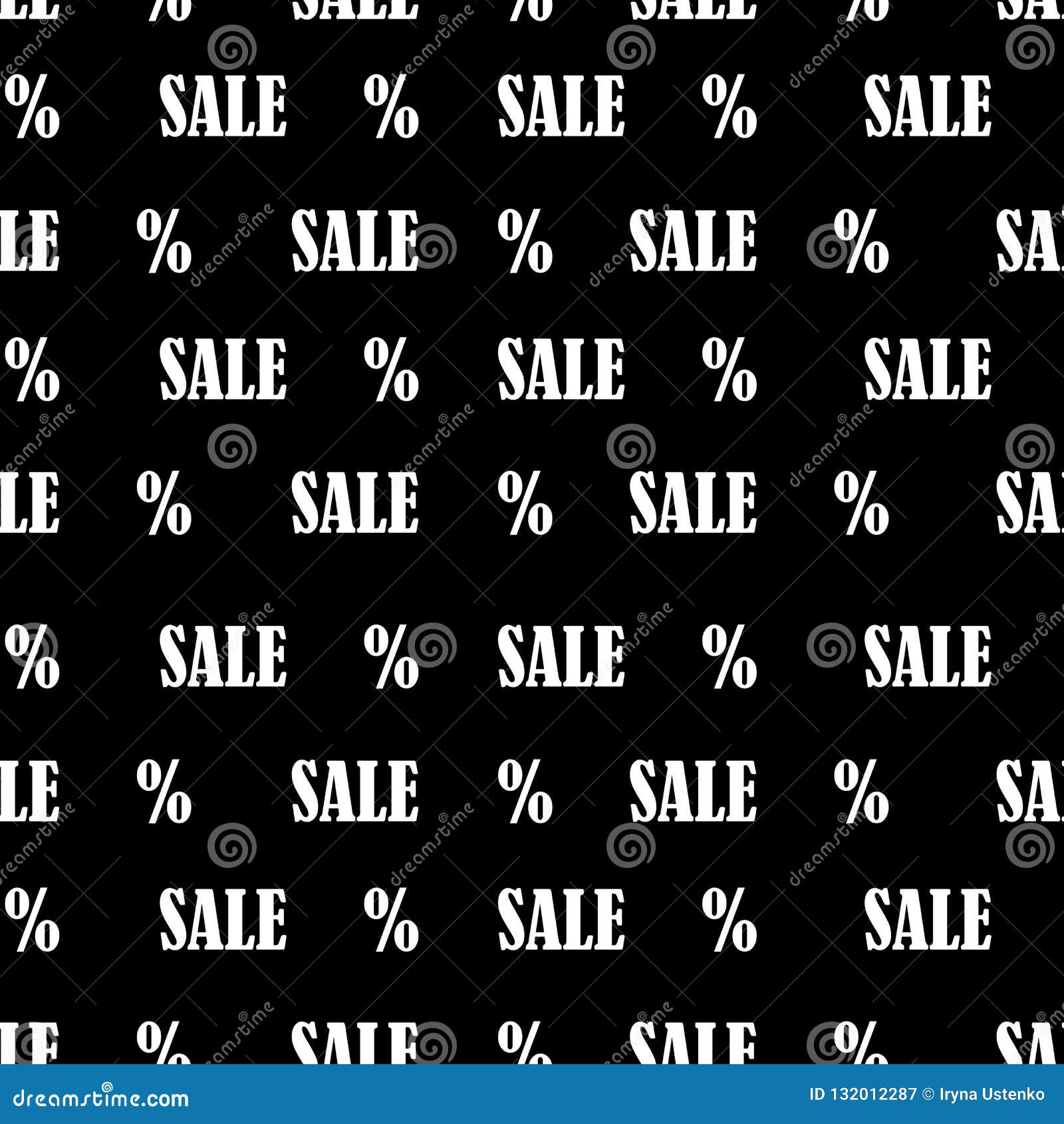 Seamless Pattern with Sale and Percent Text. Black Friday Sale Background  Stock Illustration - Illustration of advert, clearance: 132012287