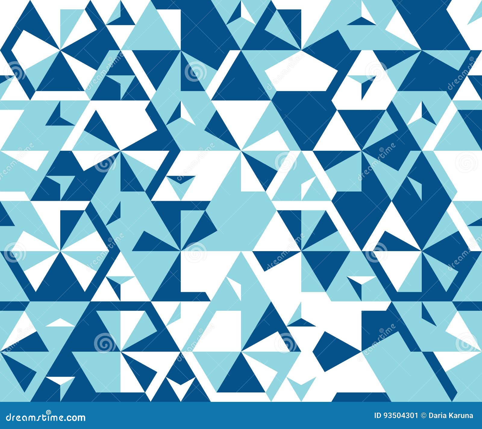 Seamless Pattern from Simple Triangular Elements. Stock Vector ...