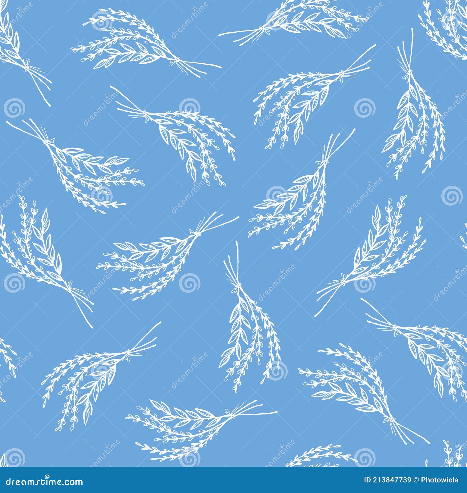 seamless pattern on a solid background for dresses, room wallpaper, bedding fabric.