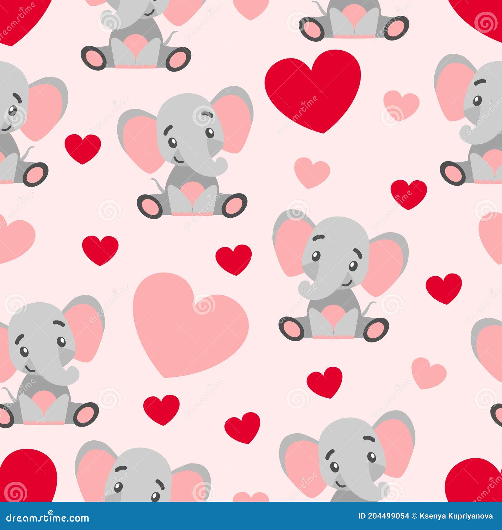 Baby Elephant Pink Scrapbooking Paper Collection