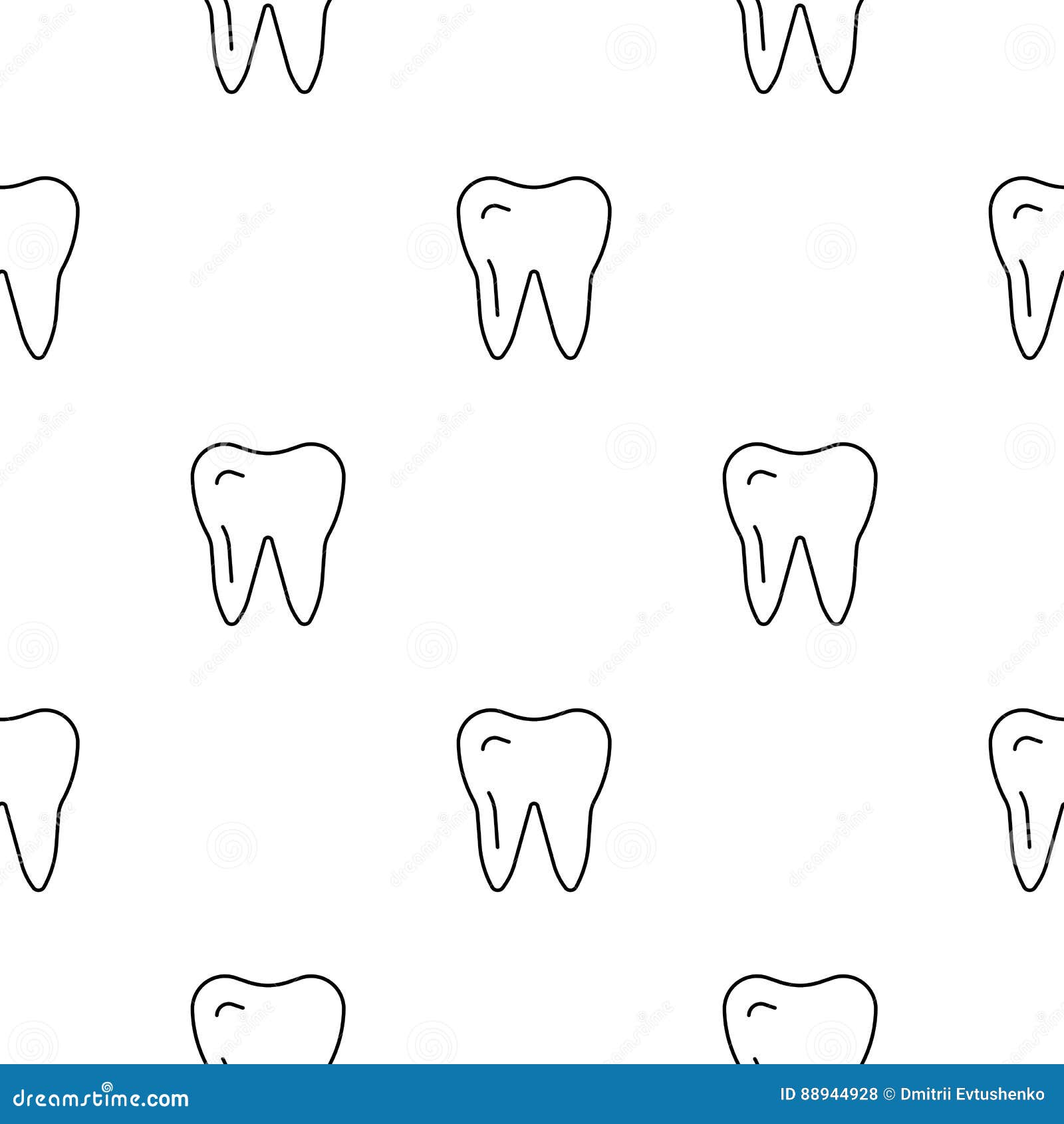 seamless pattern teeth