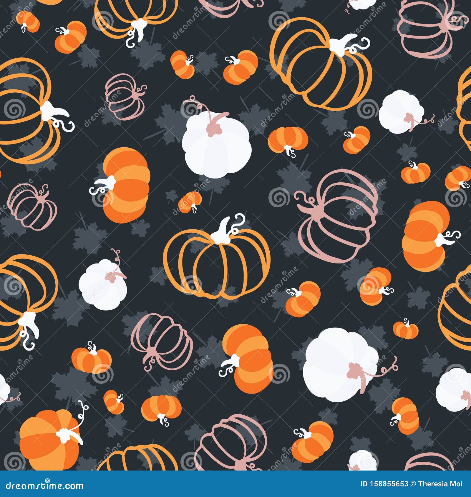 Seamless Pattern for Thanksgiving Celebration Stock Illustration ...