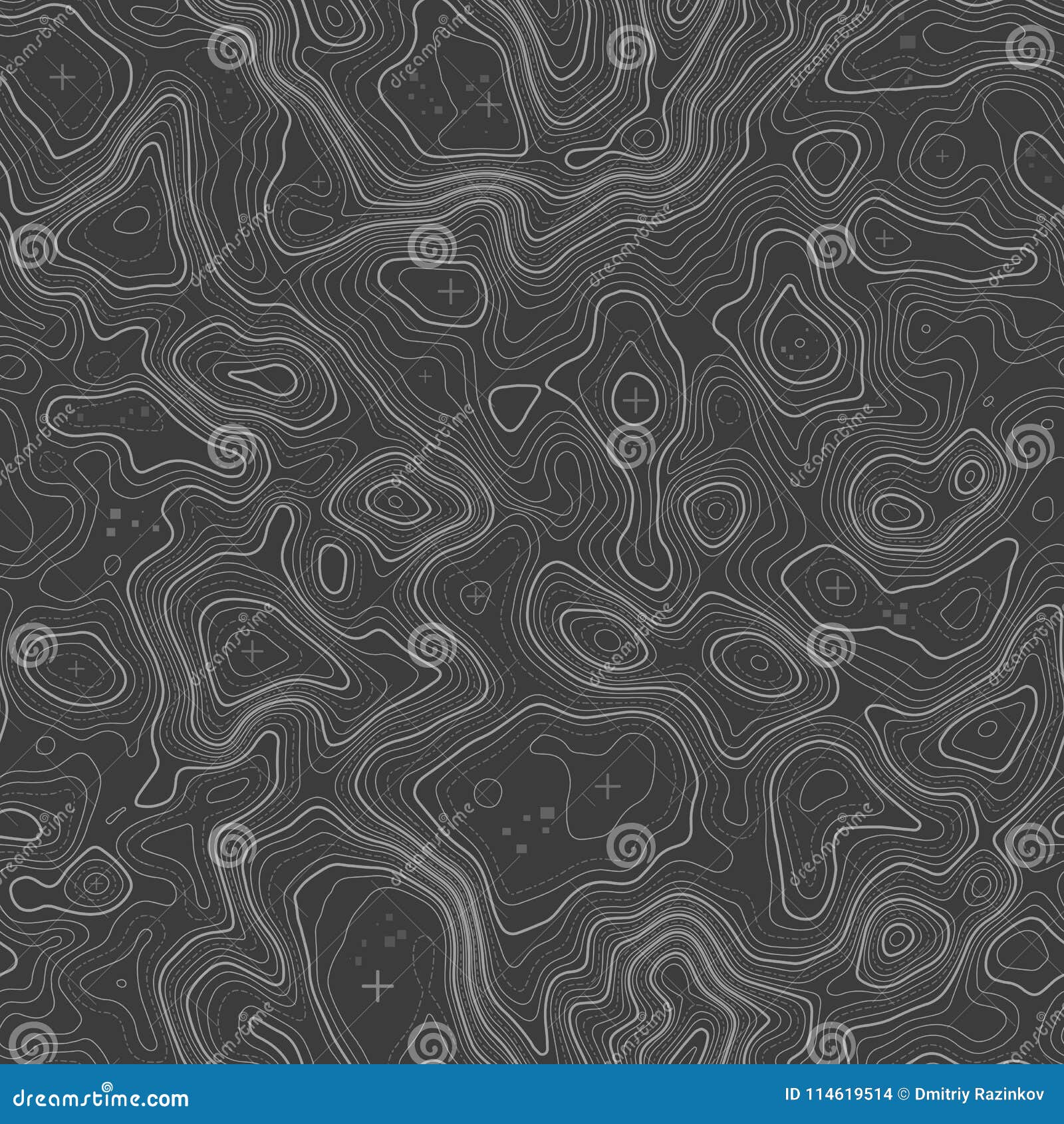 seamless pattern. topographic map background with space for copy seamless texture. line topography map contour
