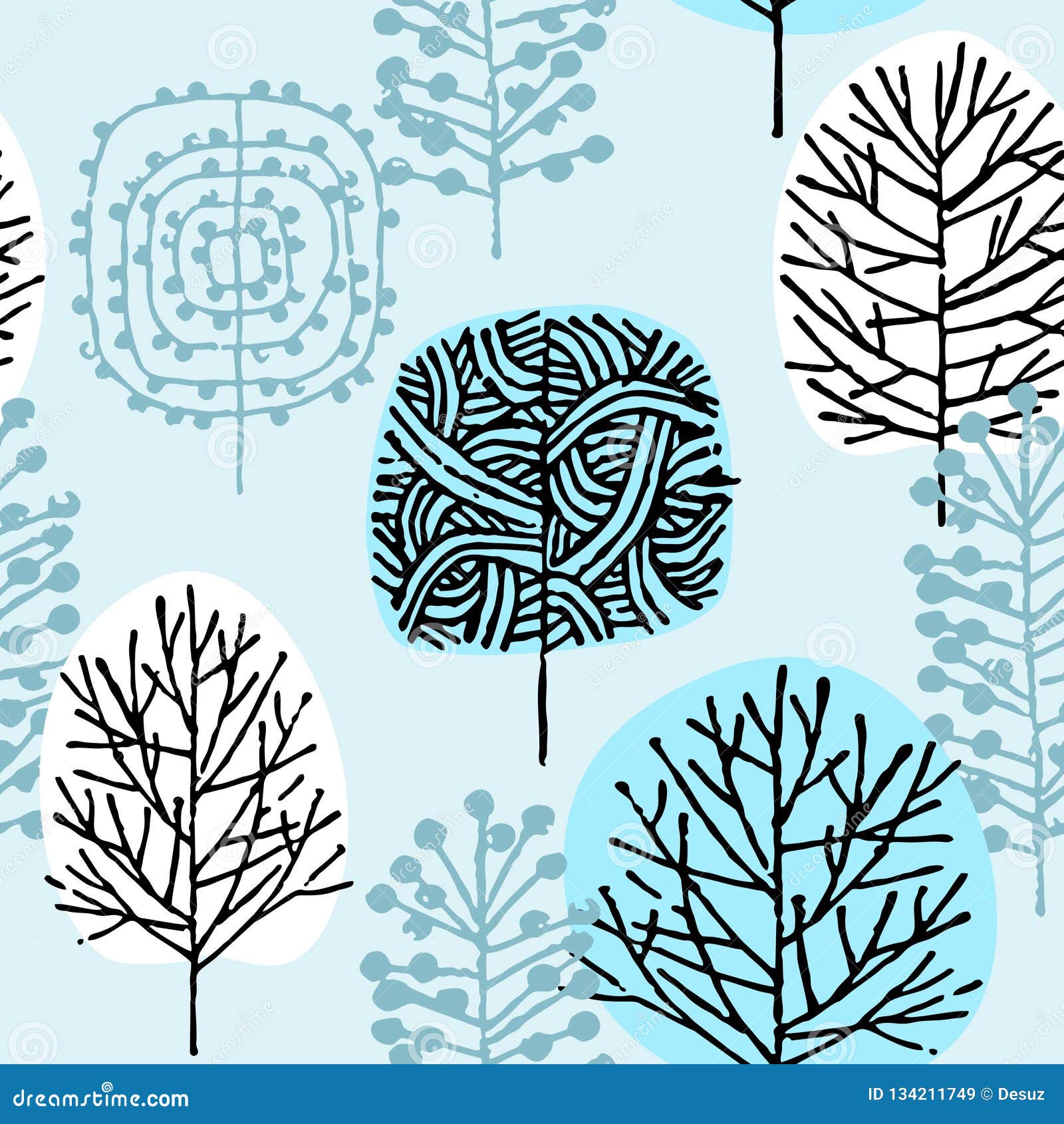 Seamless Pattern With Trees Drawing Winter Forest By Hand Stock Vector Illustration Of Winter Backdrop Seamless Pattern With Trees Drawing Winter Forest By Hand Stock Vector Illustration Of Winter Backdrop