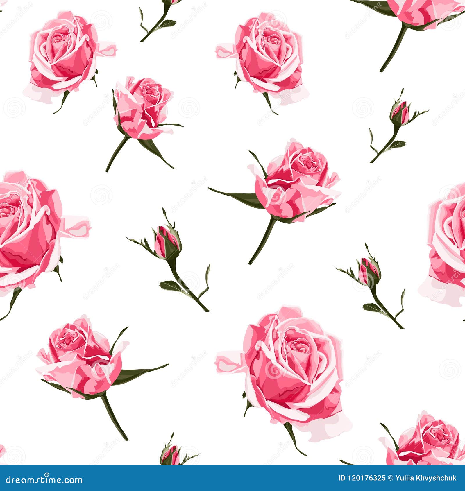 Download Seamless Pattern Vector Floral Watercolor Style Design ...