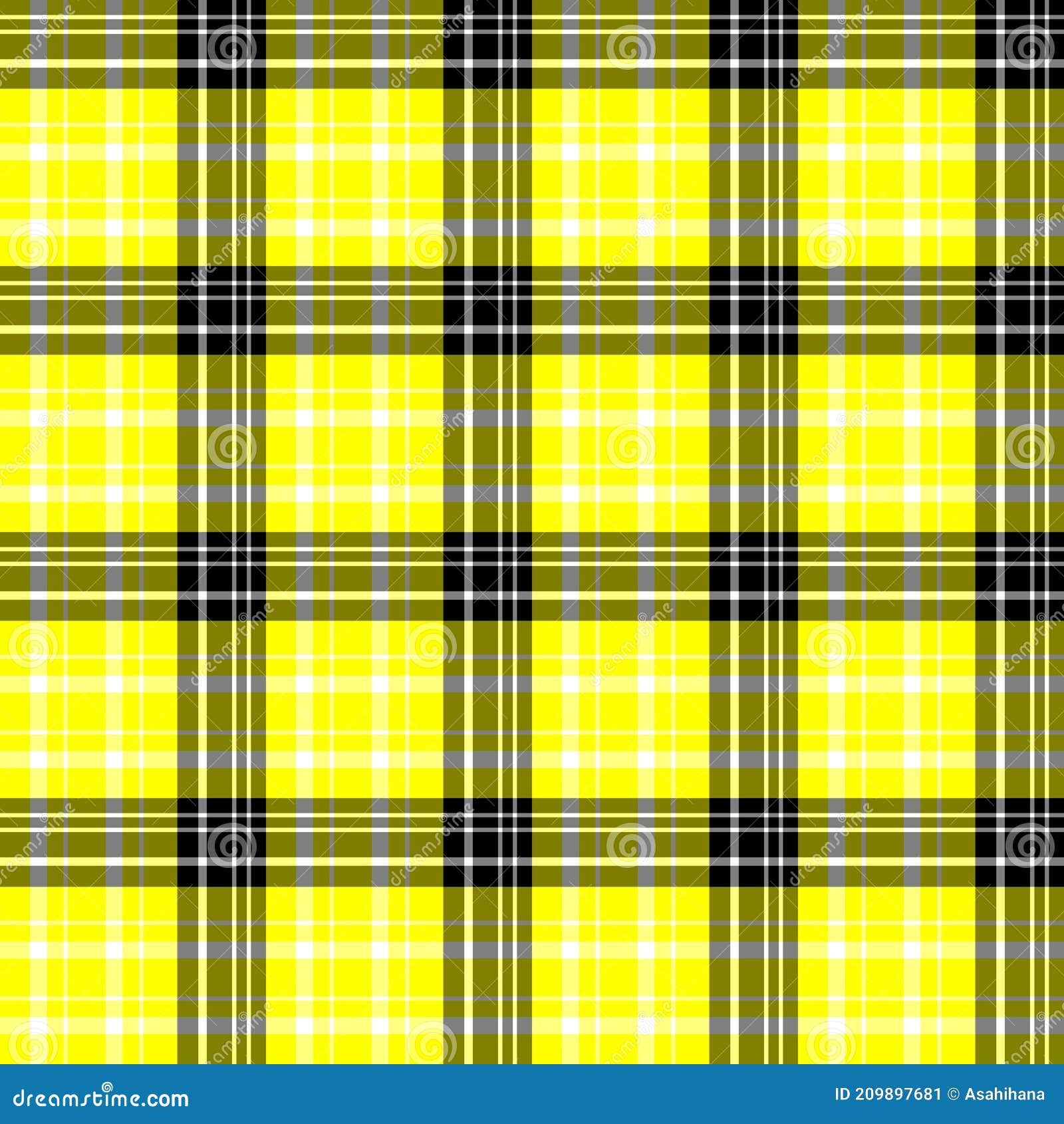 picture Yellow And Black Plaid Fabric seamless pattern in wonderful bright yellow and black colors for plaid fabric textile clothes tablecloth and other things stock vector illustration of check style 209897681