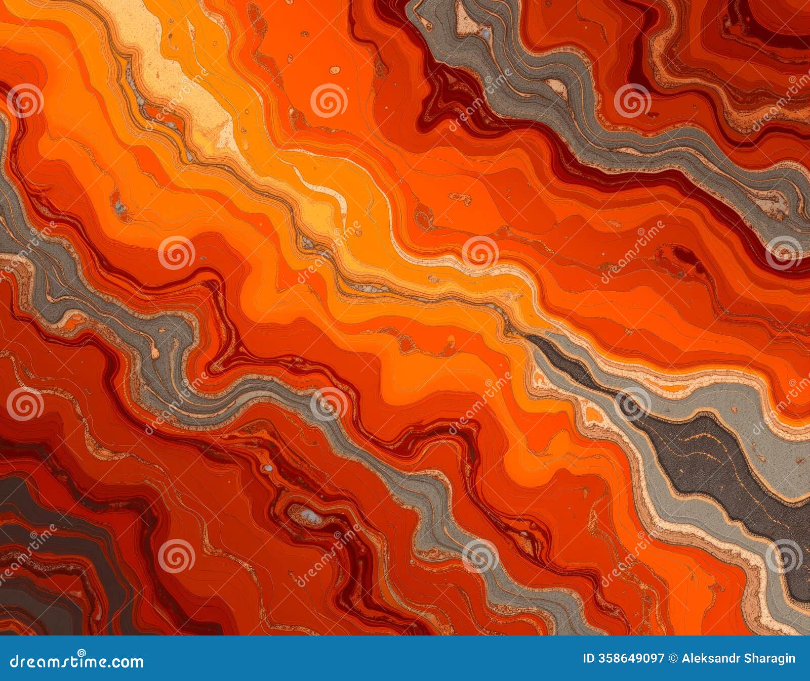 seamless phoenix feather marble with fiery orange gradients and ash-gray edges, ed for mythology-themed rpg textures,