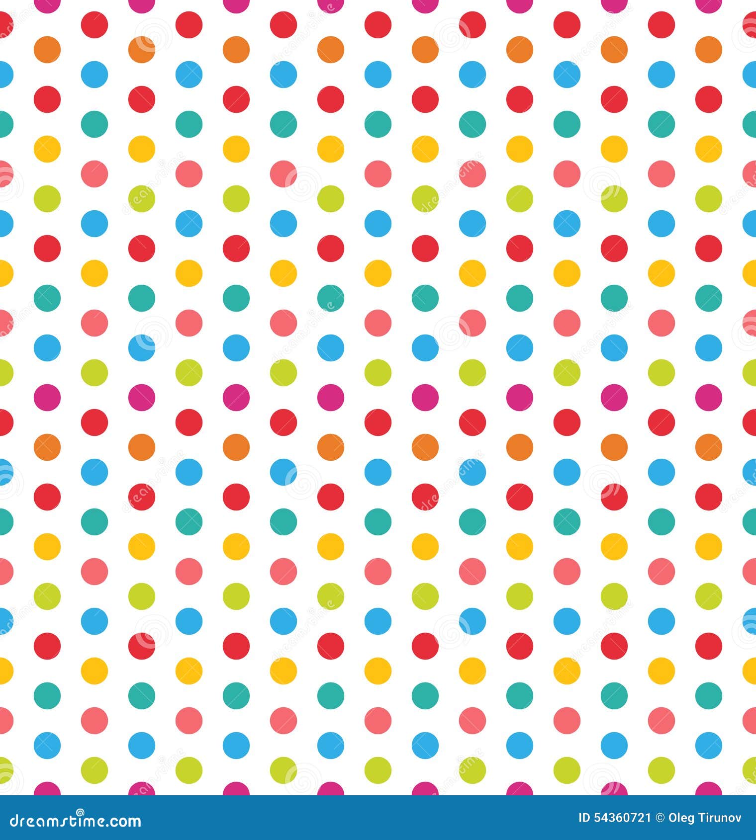 Seamless Pattern With Colorful Polka Dots Royalty Free SVG, Cliparts,  Vectors, and Stock Illustration. Image 15569524.