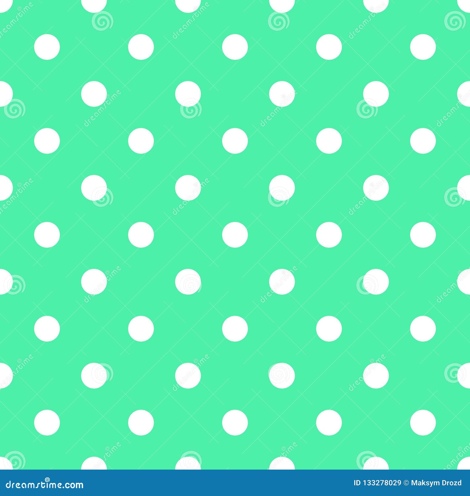 Seamless Polka Dot Pattern Background Stock Vector - Illustration of ...