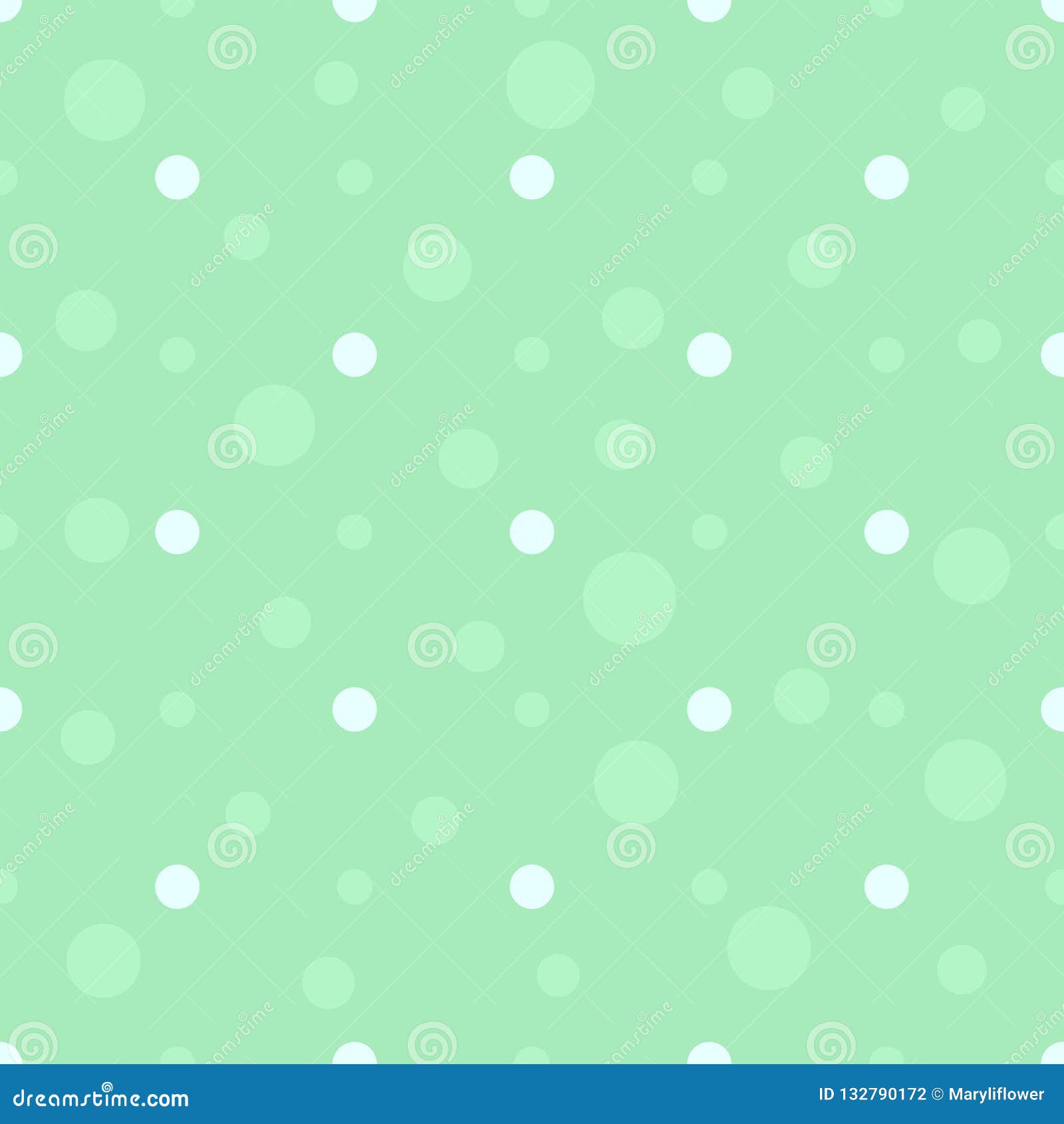Green polka dot texture stock vector. Illustration of pastel