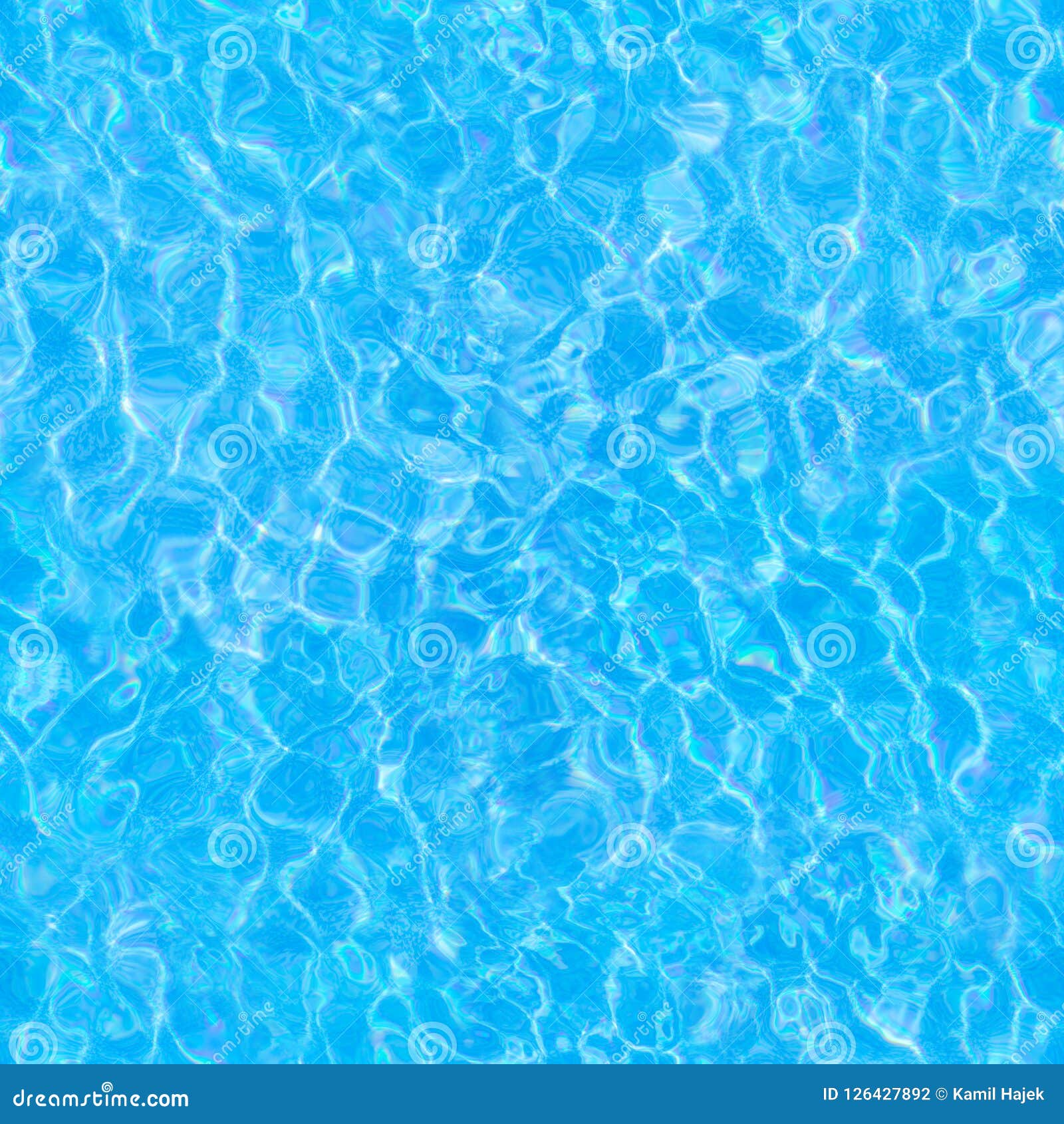 seamless pool water refraction pattern