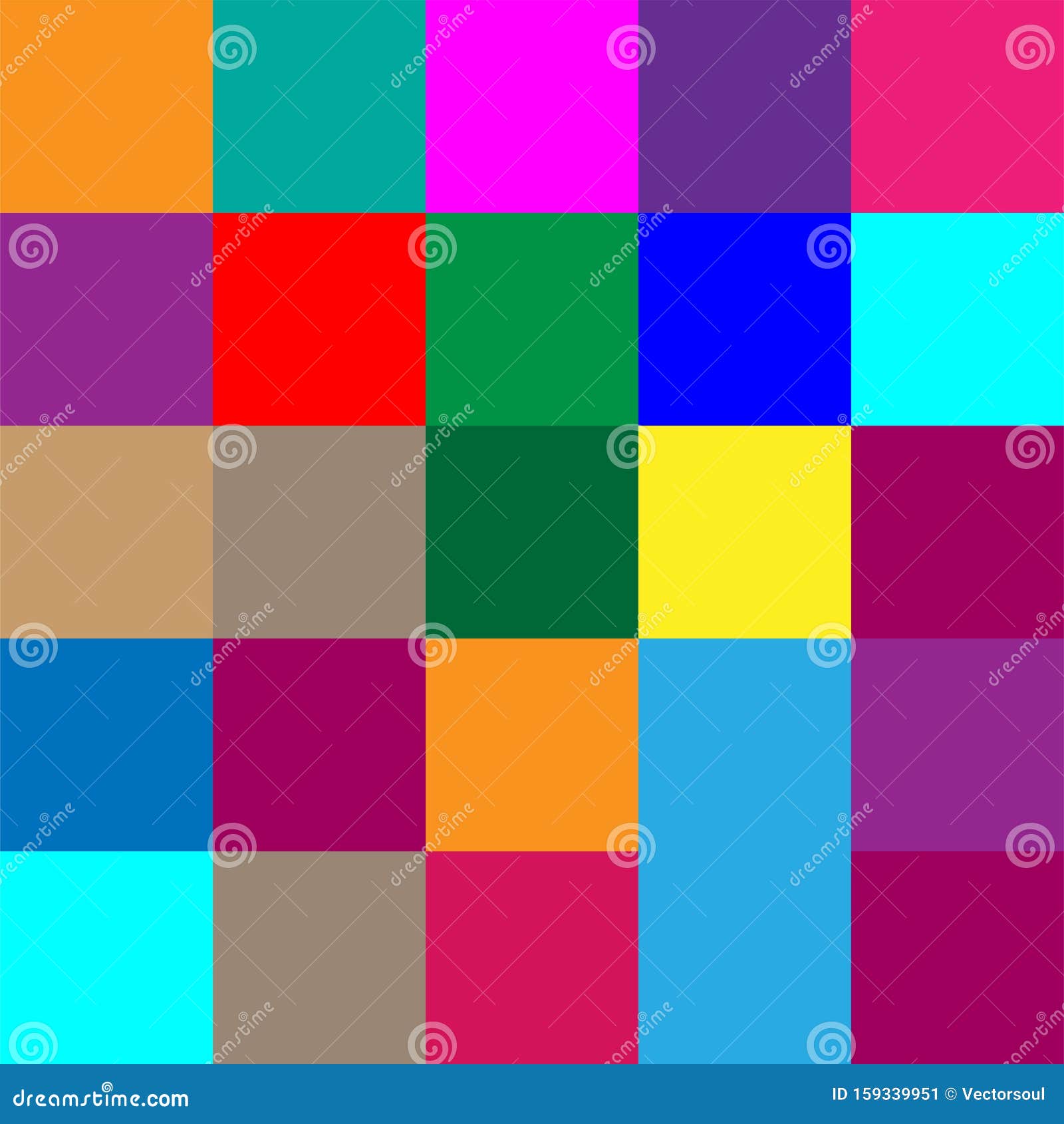 Seamless color blocks background Royalty Free Vector Image