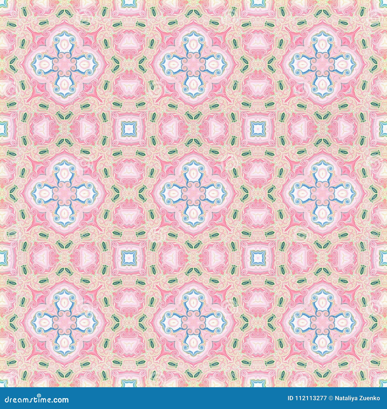 seamless raster pattern in oriental style flower psychedelic mosaic pattern for wallpaper, backgrounds, decor for tapestries. psyc