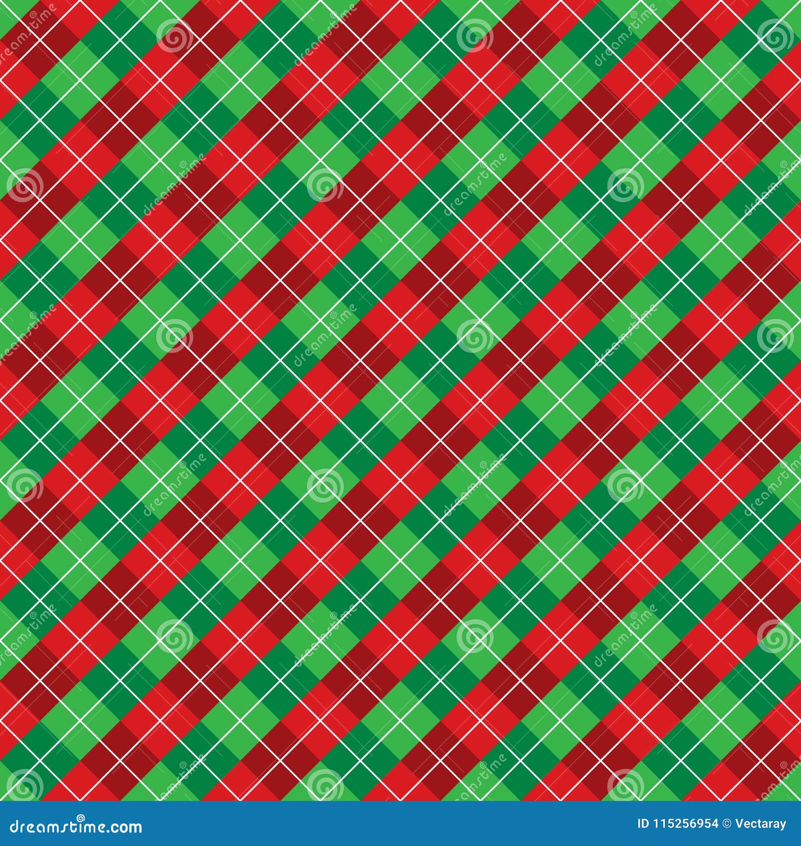 seamless red and green argyle christmas wrapping paper pattern.