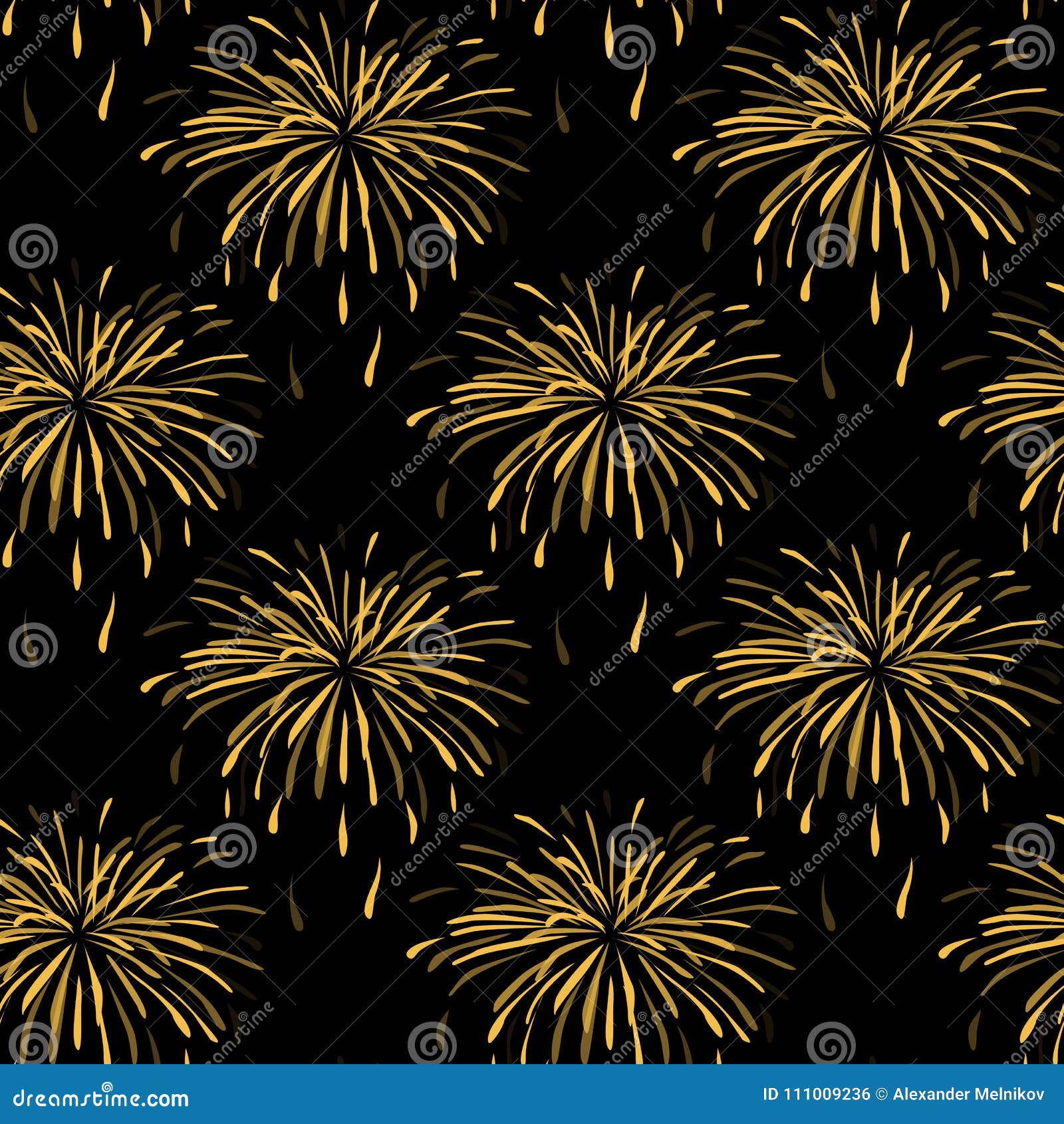 seamless repeating pattern from the firework