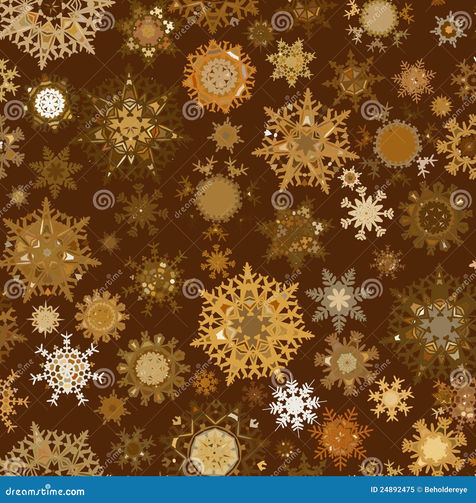 Seamless Retro Christmas Texture Pattern. EPS 8 Stock Vector