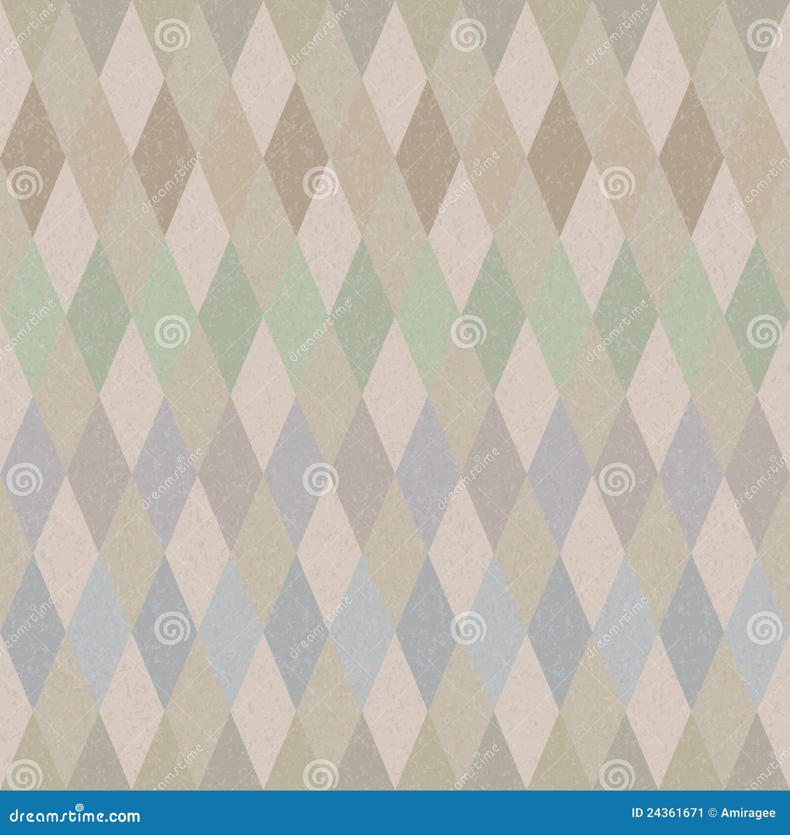 Seamless Retro Harlequin Background Stock Vector Illustration of