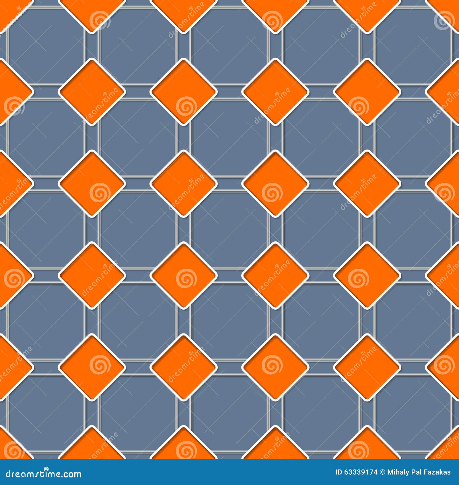 seamless rhomb pattern with 3d effect