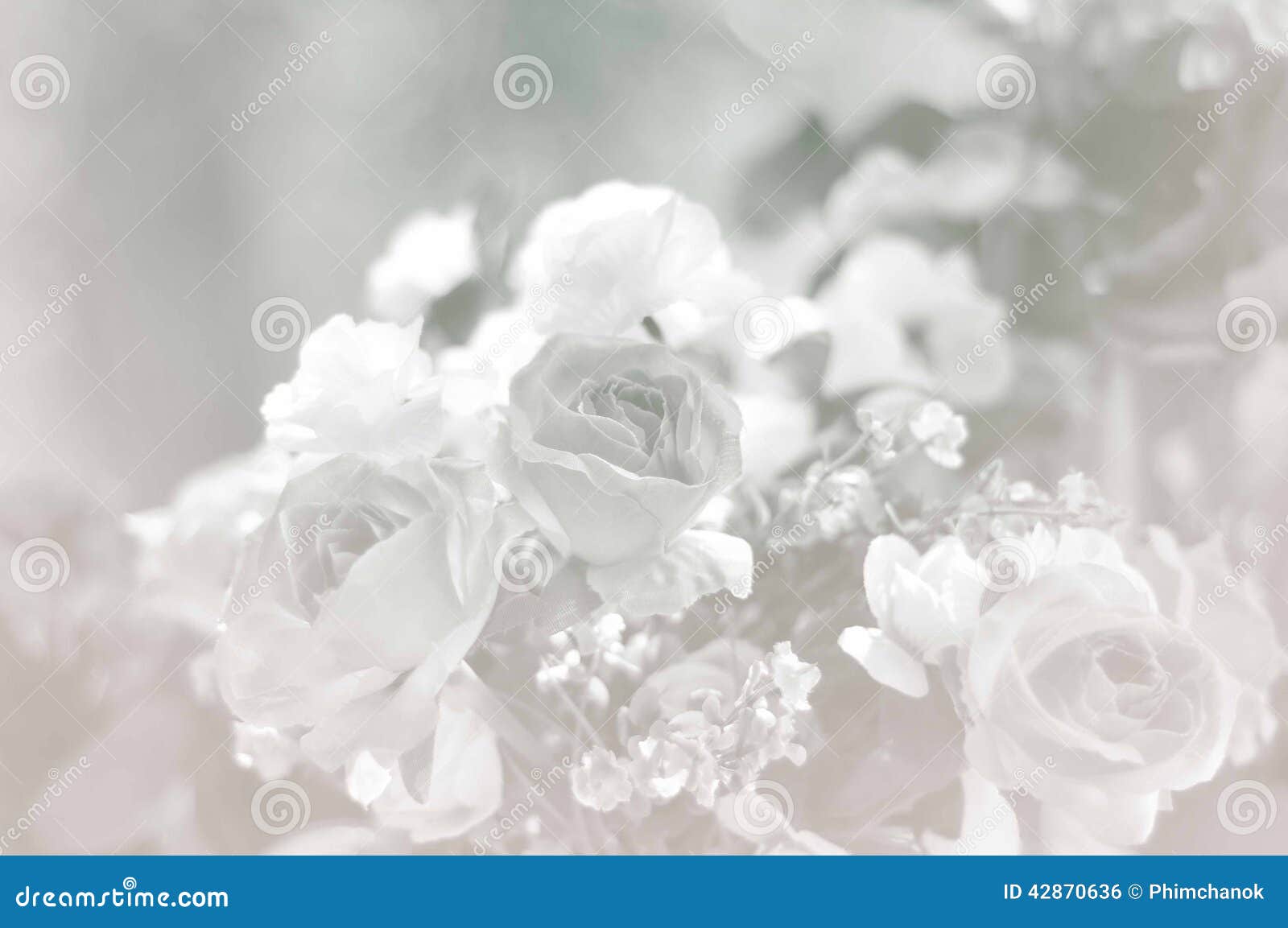 Seamless Romantic Background Stock Photo Image 42870636