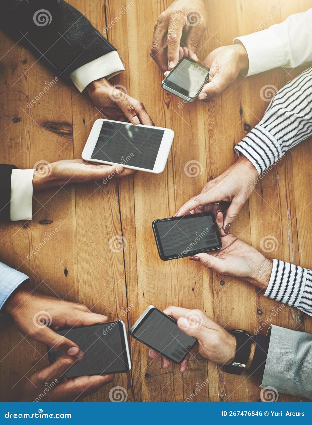 Seamless and Smart Connections. a Group of Unrecognisable 