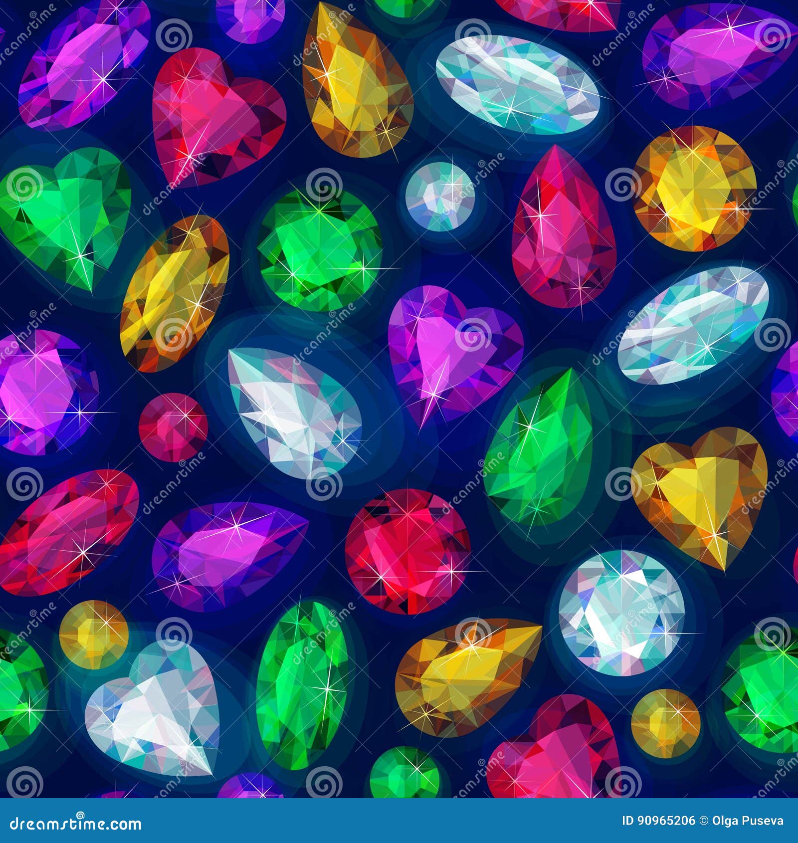 sparkling gems