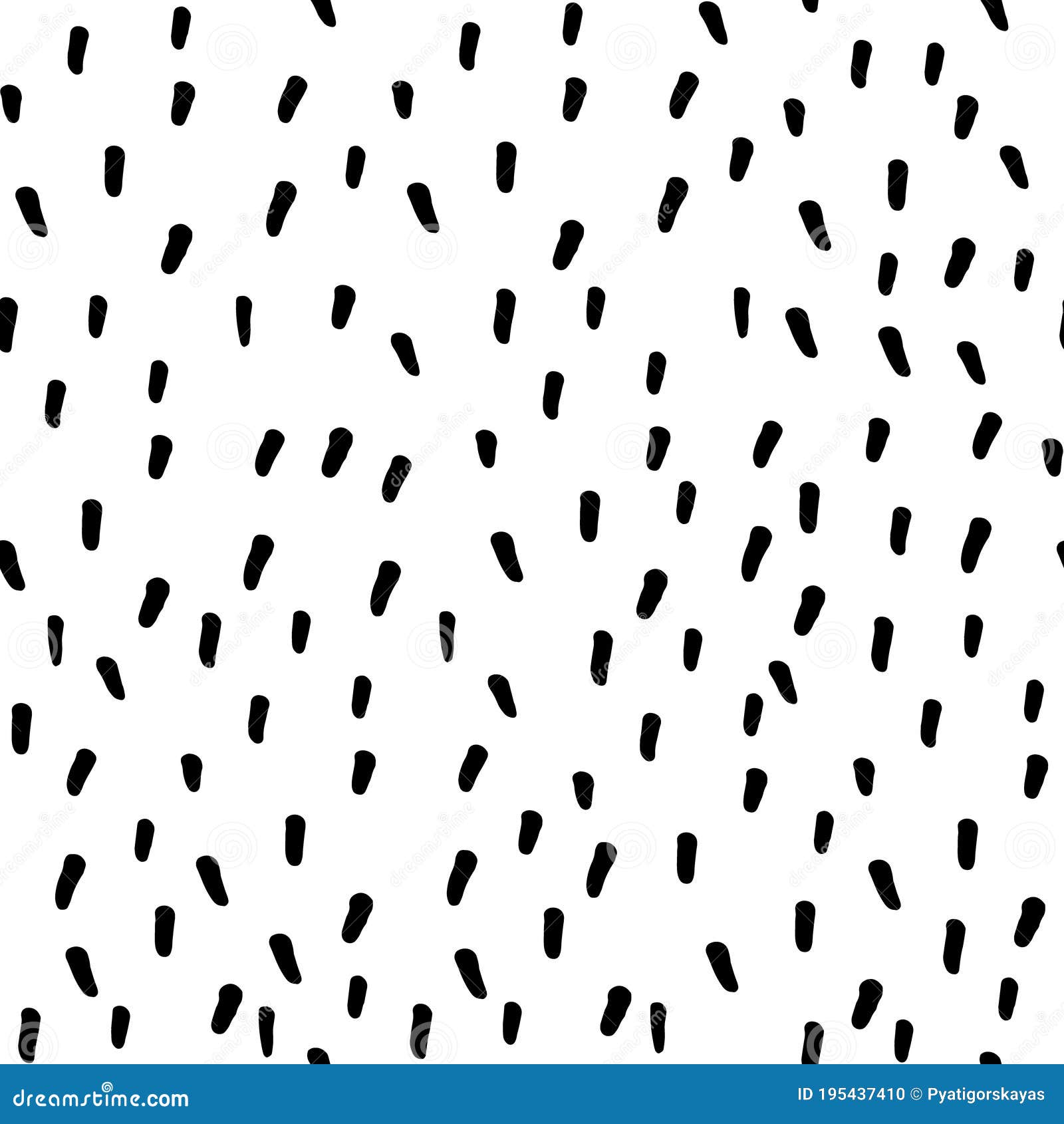 Seamless Speckled Black and White Pattern for Surface Design and Other