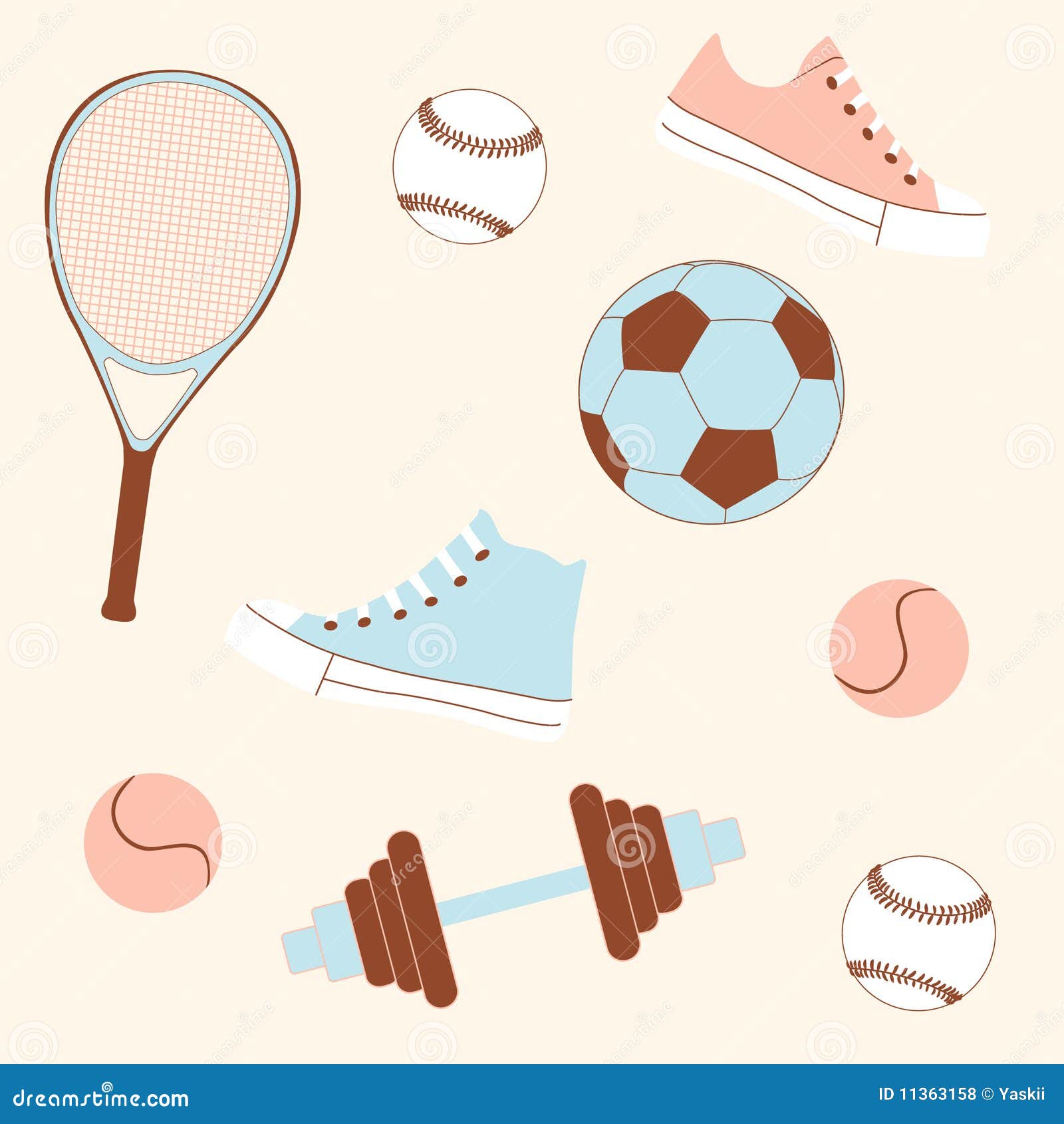 Sporting Goods Icons Stock Photography 70313732