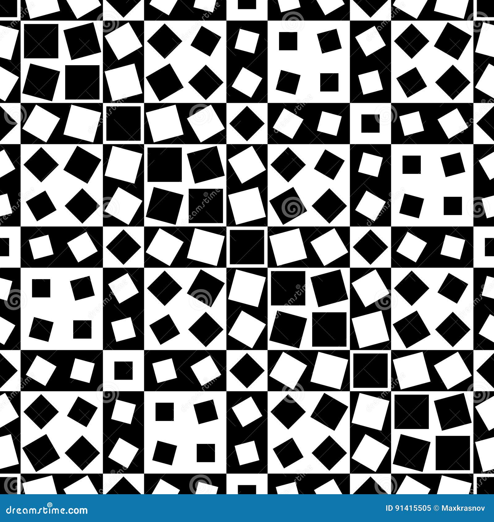 Seamless Square Pattern stock vector. Illustration of decorative 91415505